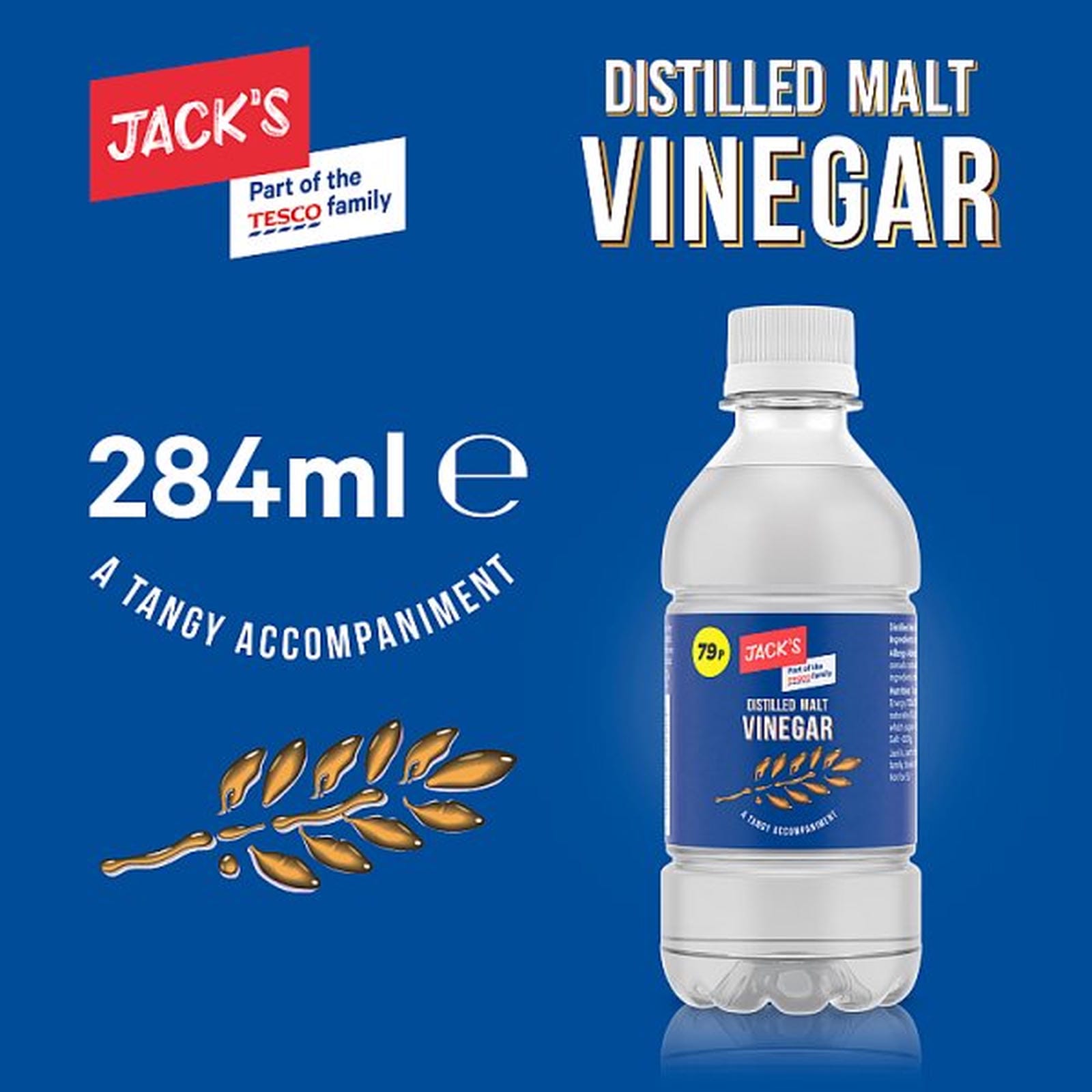 Jack's Distilled Malt Vinegar 284ml