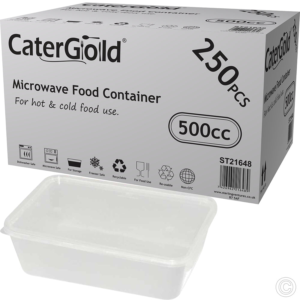 C500 SC Plastic Cont&Lid – 1 x 250s