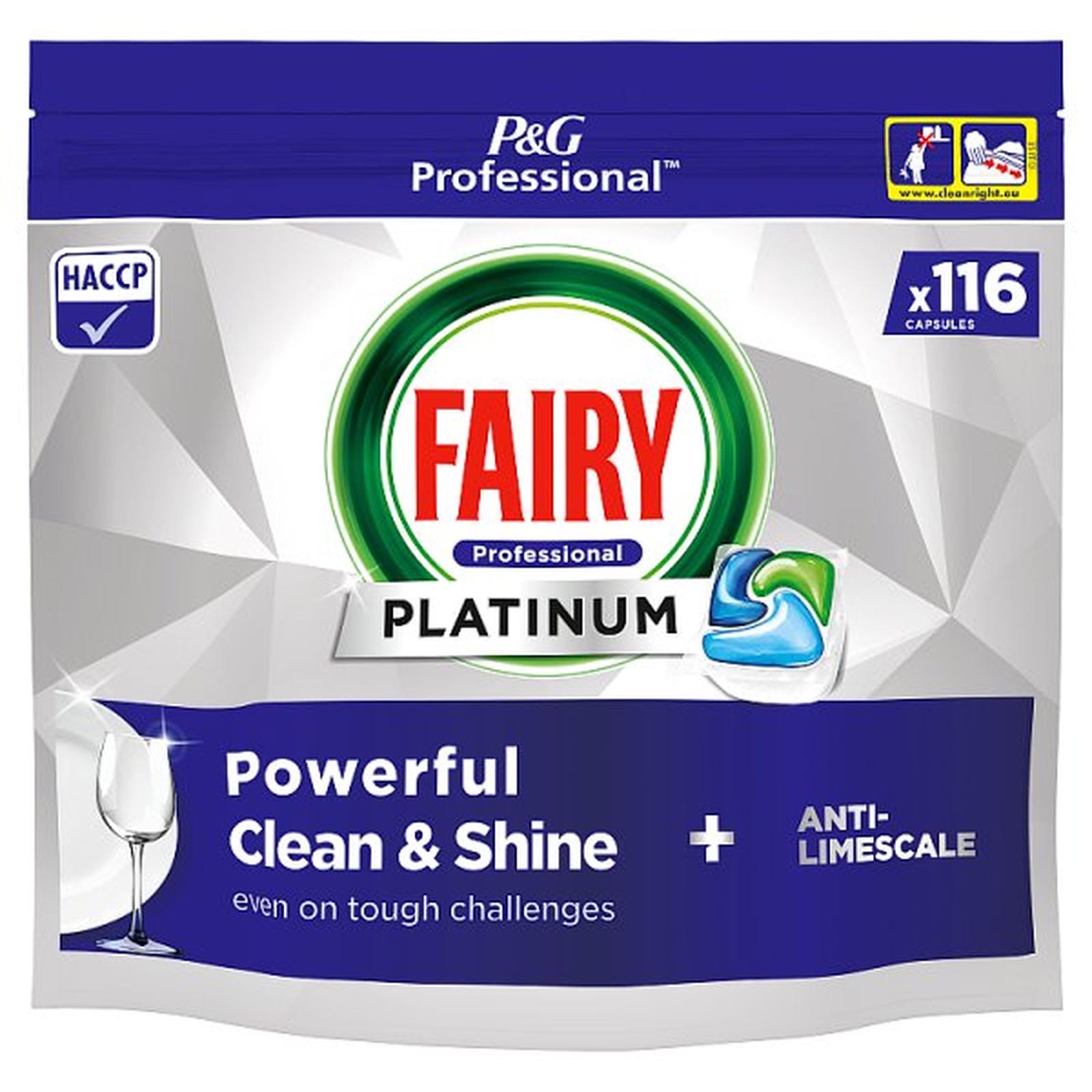 Fairy Professional Platinum Dishwasher Tablets 116 Washes