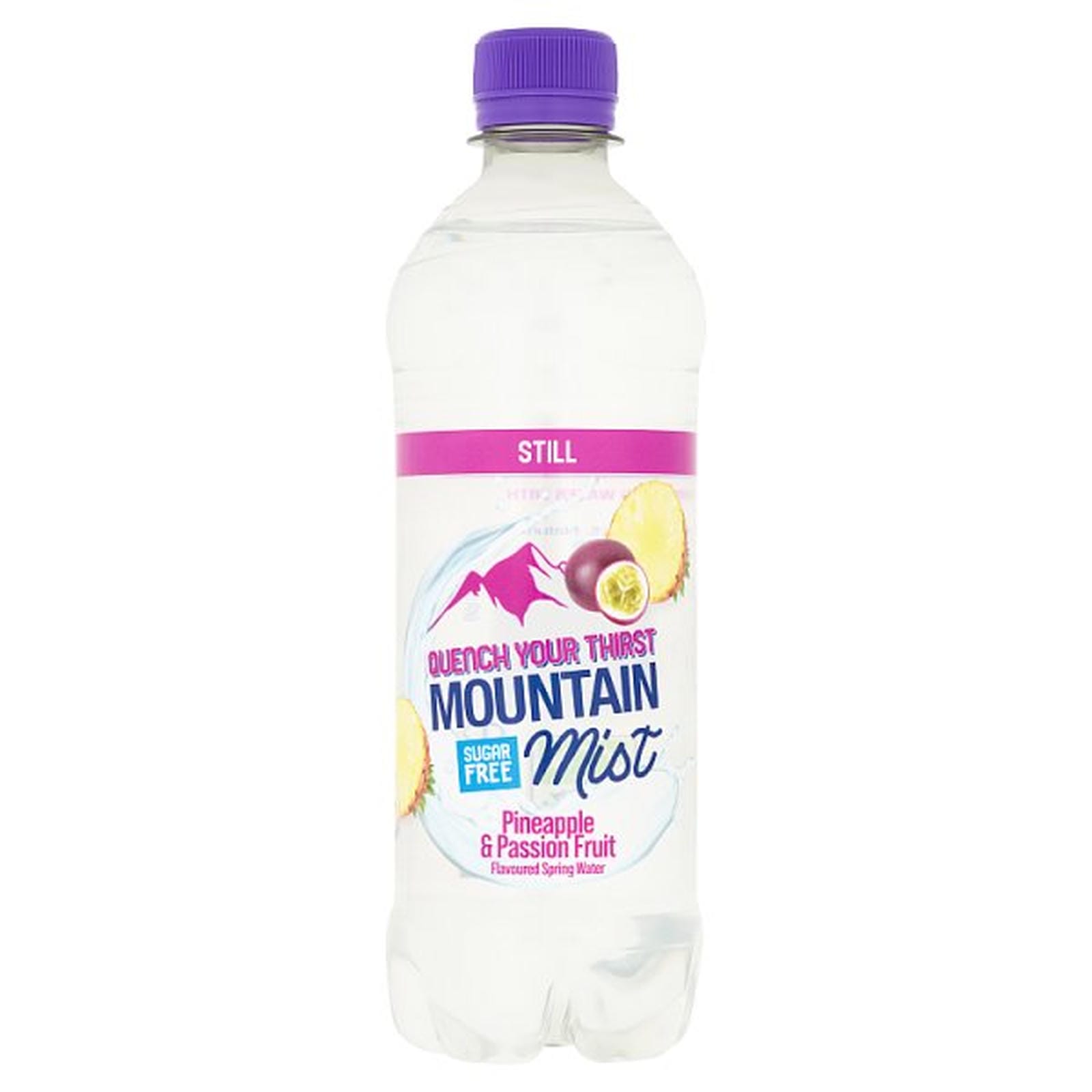 Mountain Mist Pineapple & Passion Fruit Flavoured Still Spring Water 500ml