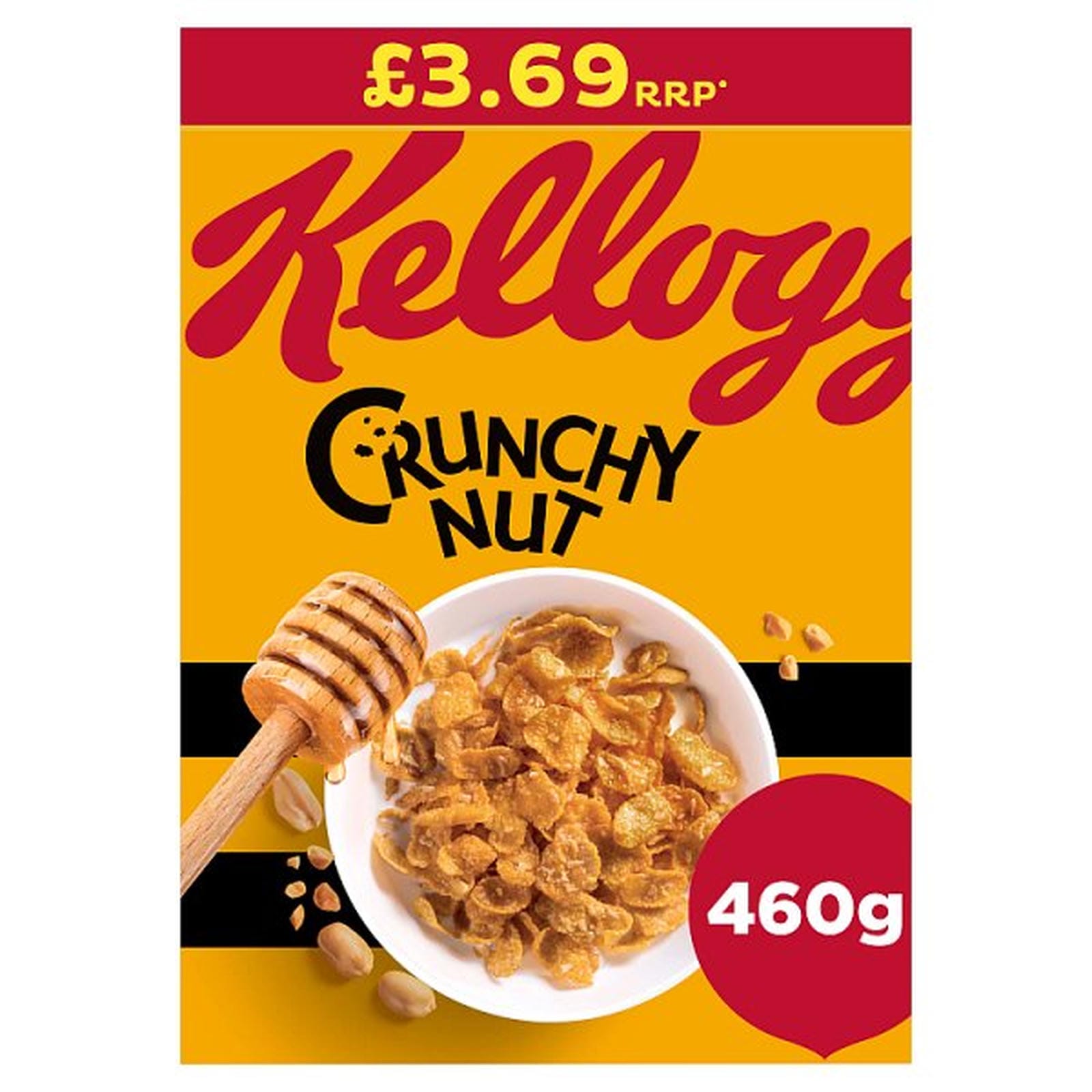 Kellogg's Crunchy Nut Breakfast Cereal 9x460g PMP £3.69