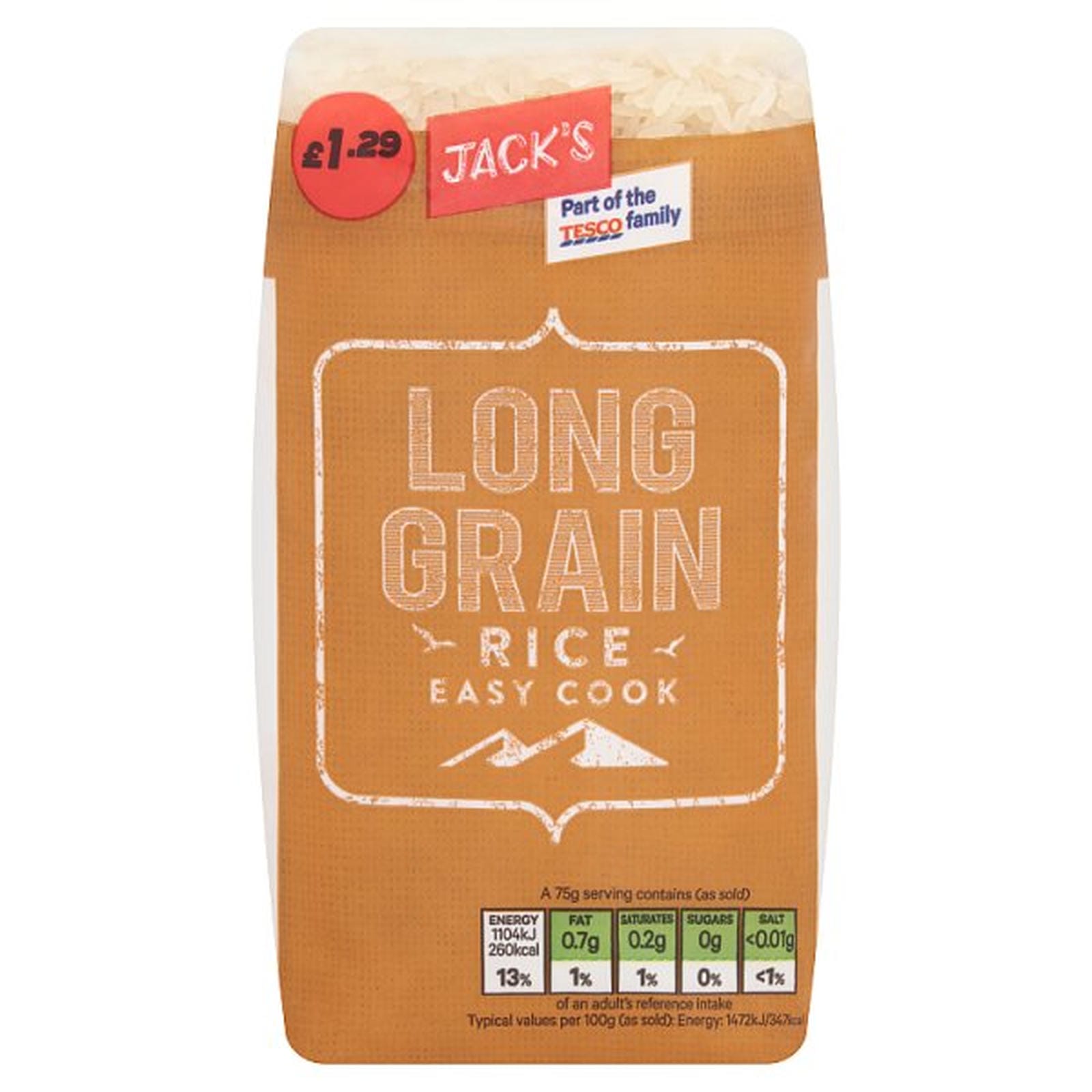 Jack's Long Grain Rice 500g