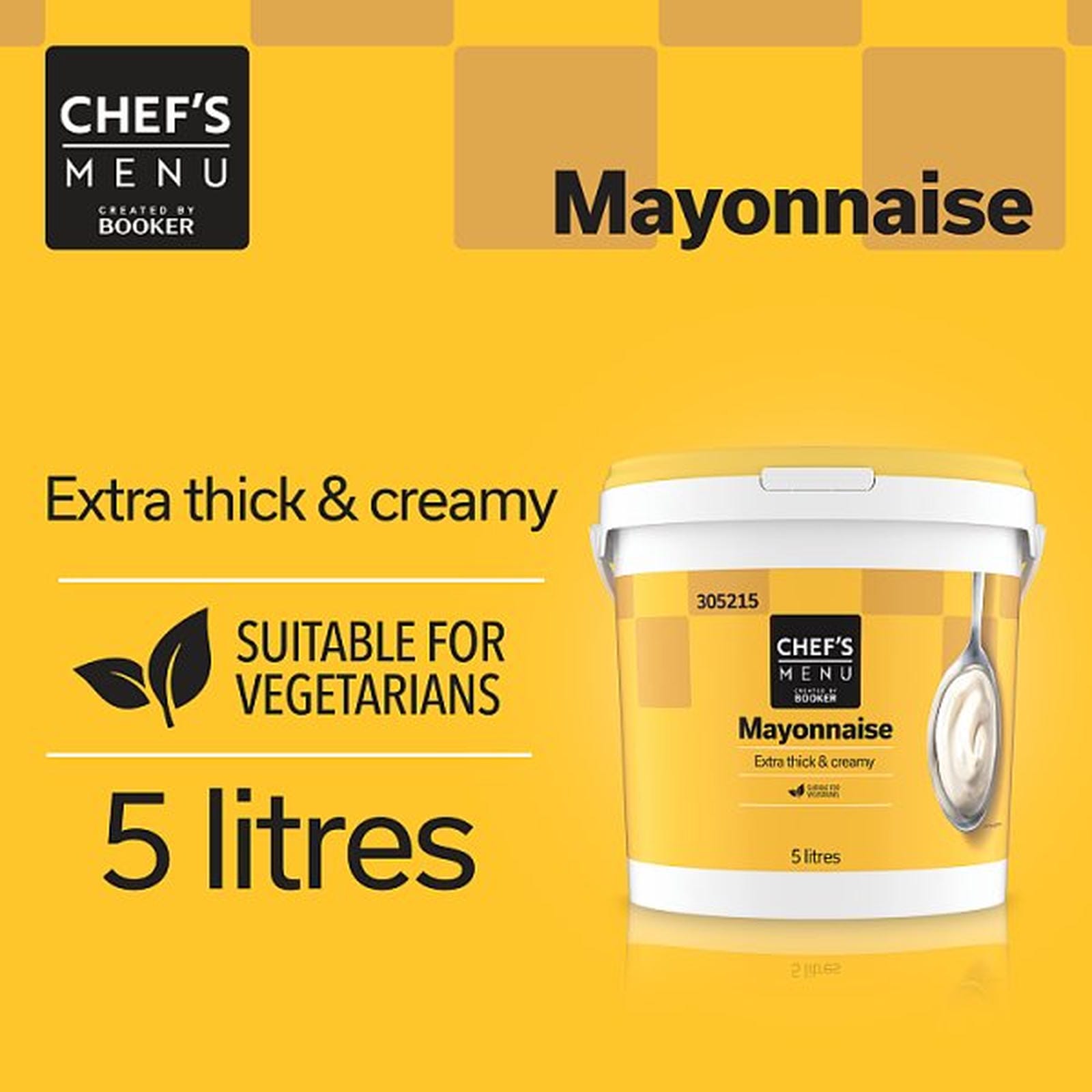 Chef's Menu Mayonnaise 5 litres