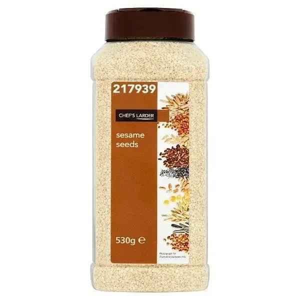 Sesame Seeds Chef's Larder 530g Bulk Pack 6 X 530g For Cooking And Baking UK Foodservice