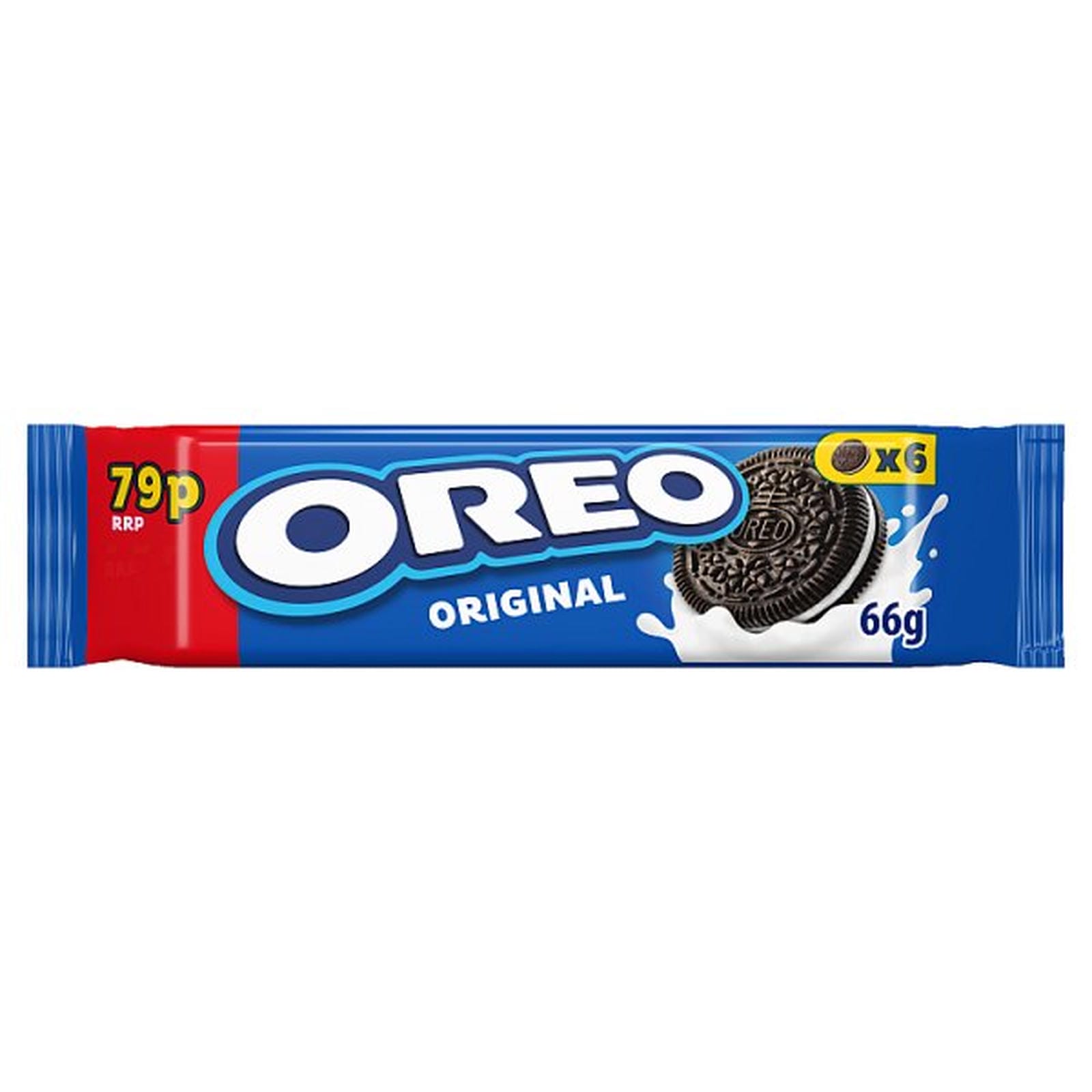 OREO Original Vanilla Sandwich Biscuit Snack Pack 66g
