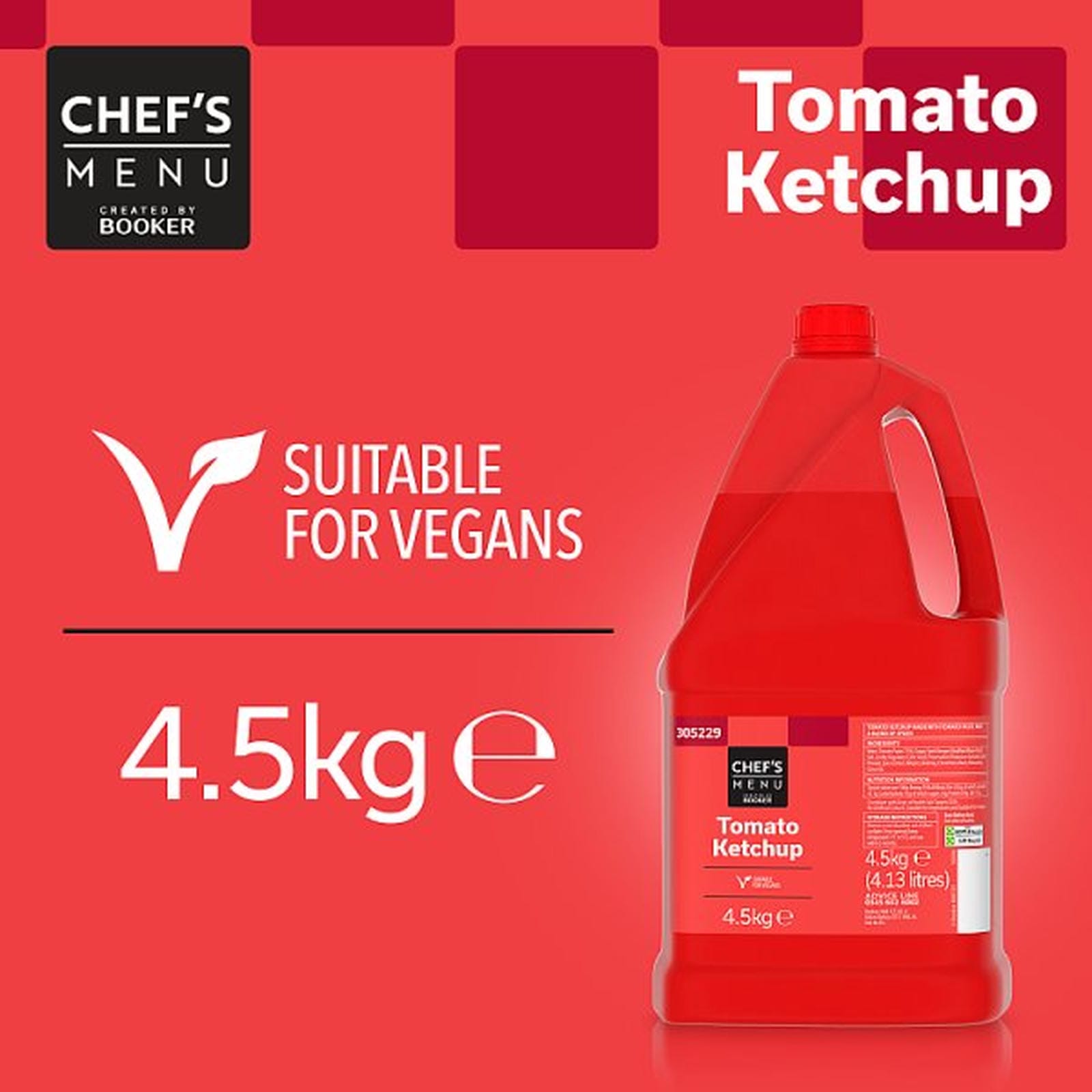 Chef's Menu Tomato Ketchup 4.5kg