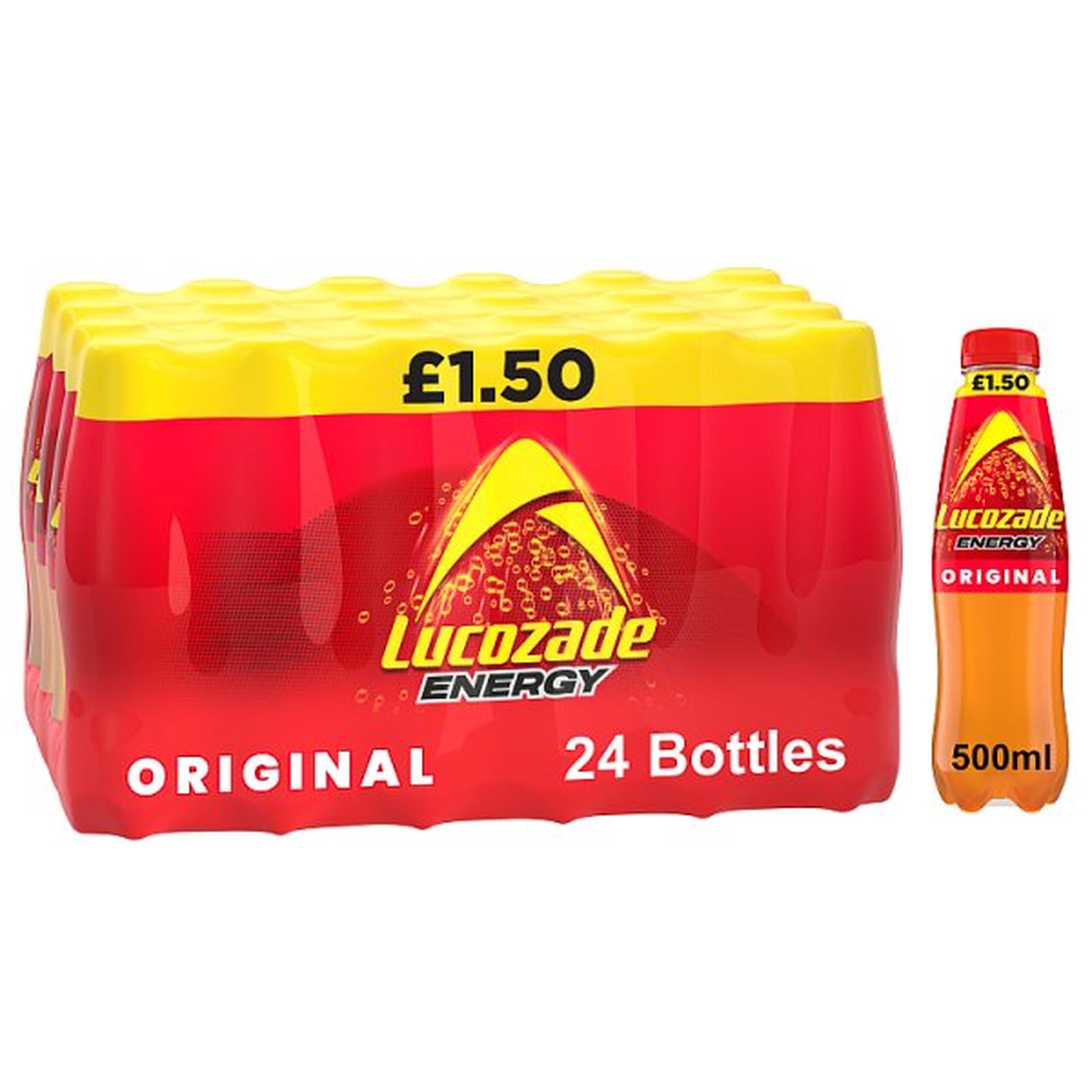 Lucozade Energy Drink Original 500ml PMP £1.50