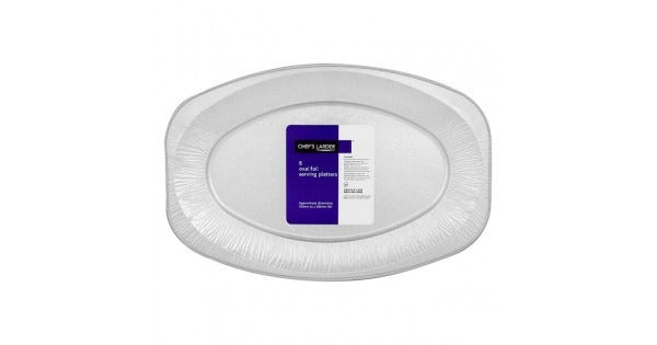 Chef's Larder 10 Oval foil Serving Platters 350mm – 11 x 10pk