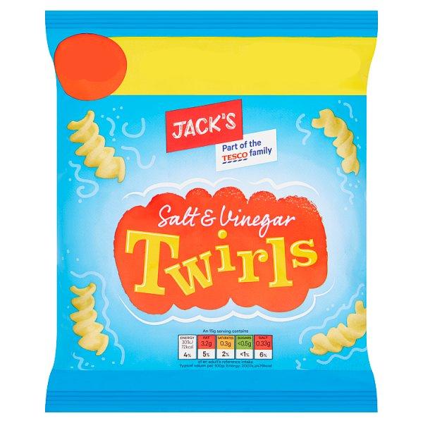 Jack's Salt & Vinegar Twirls 45g – 18 x 45G