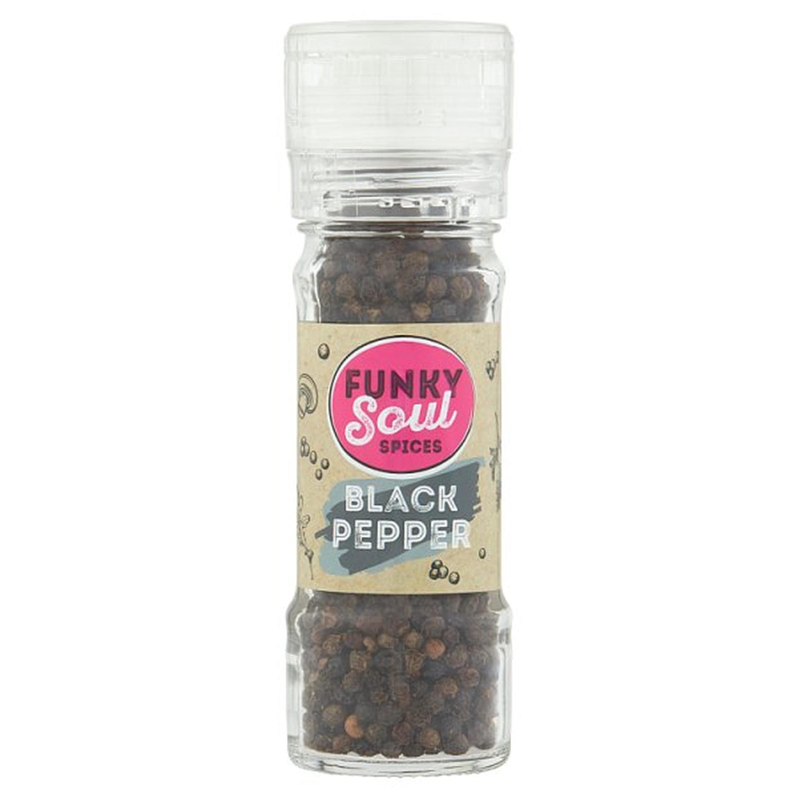 Funky Soul Spices Black Pepper 45g
