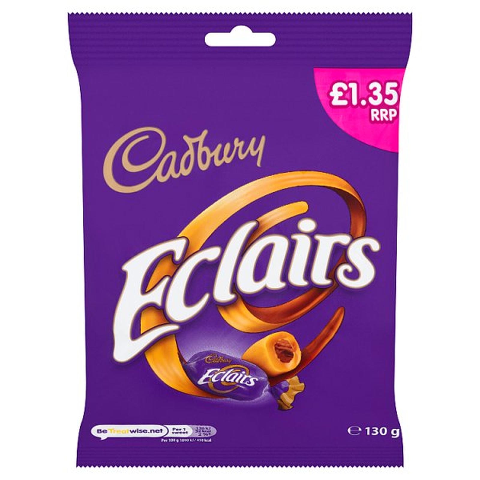 Cadbury Eclairs Chocolate Sweets Bag £1.35 PMP 130g