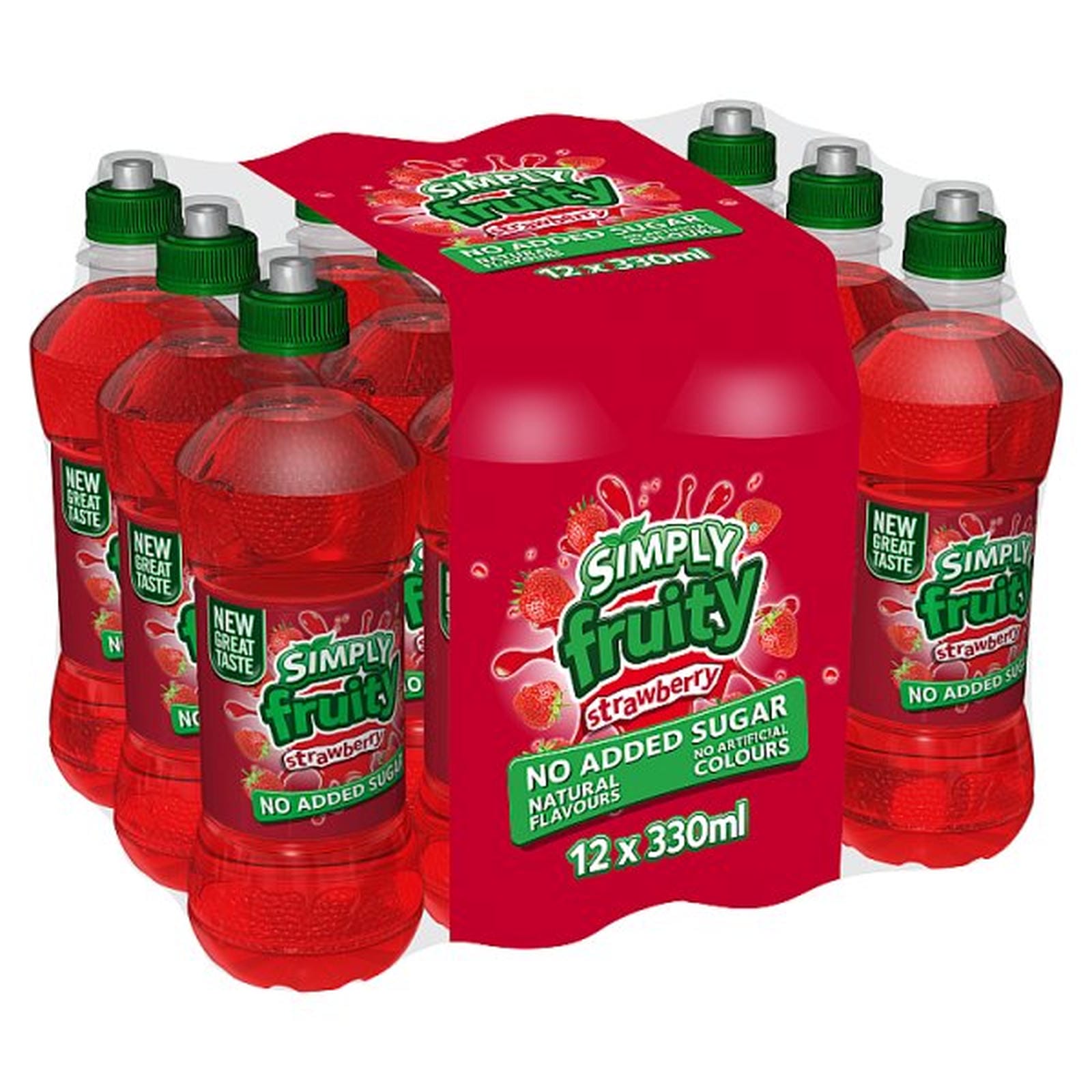 Simply Fruity Strawberry 12 x 330 ml