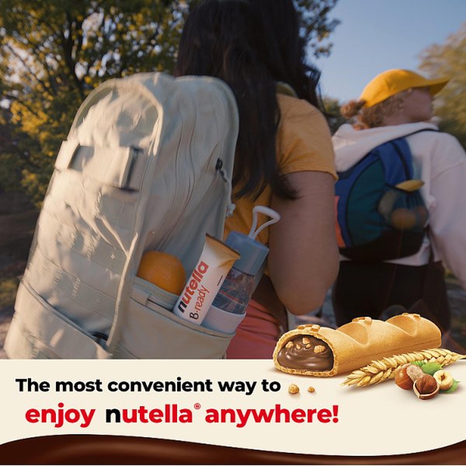 NUTELLA® B-ready 132g - 6 Bars x 22g Wafers filled with Nutella