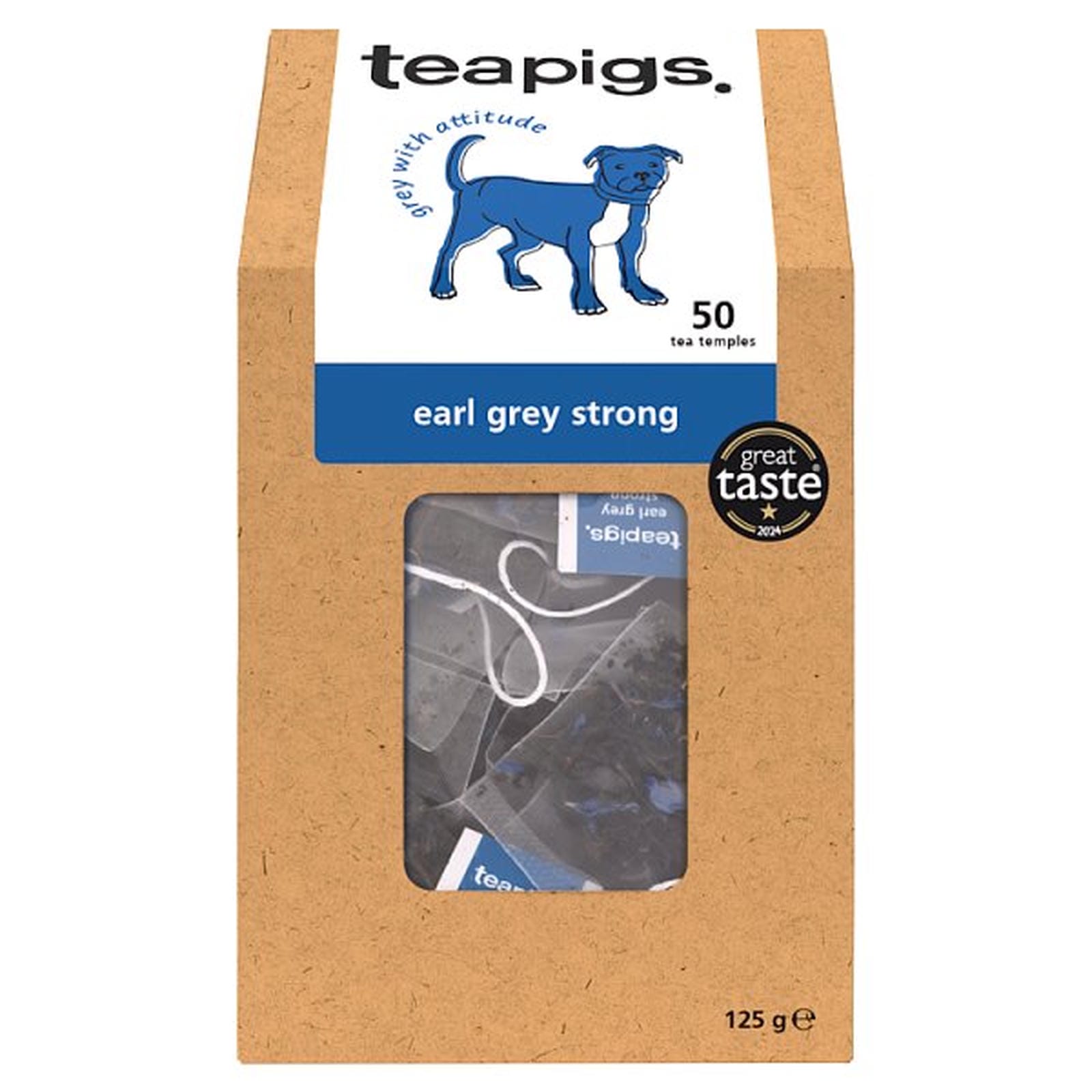 Teapigs Earl Grey Strong Tea Temples 50 x 2.5g (125g)