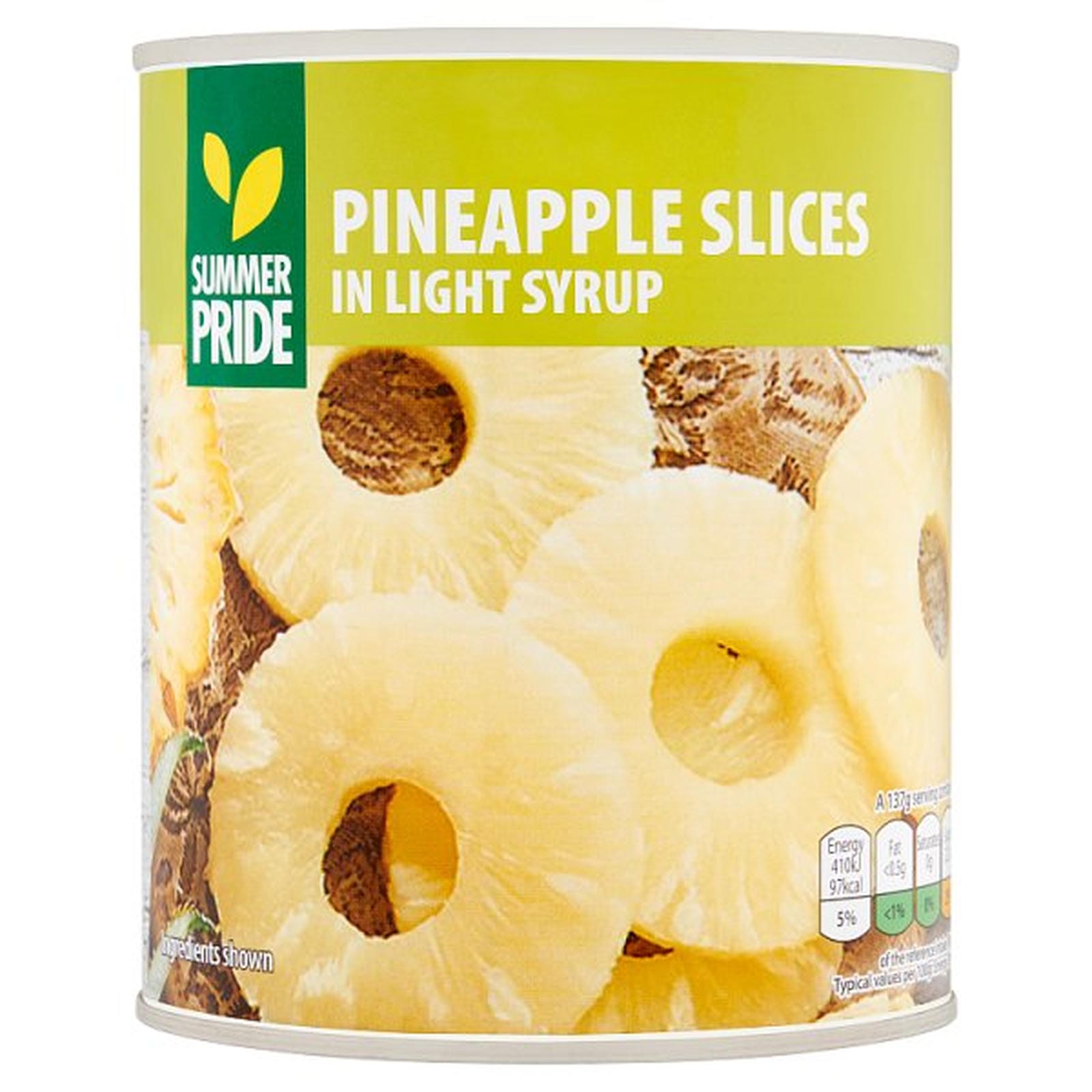 Summer Pride Pineapple Slices in Light Syrup 825g