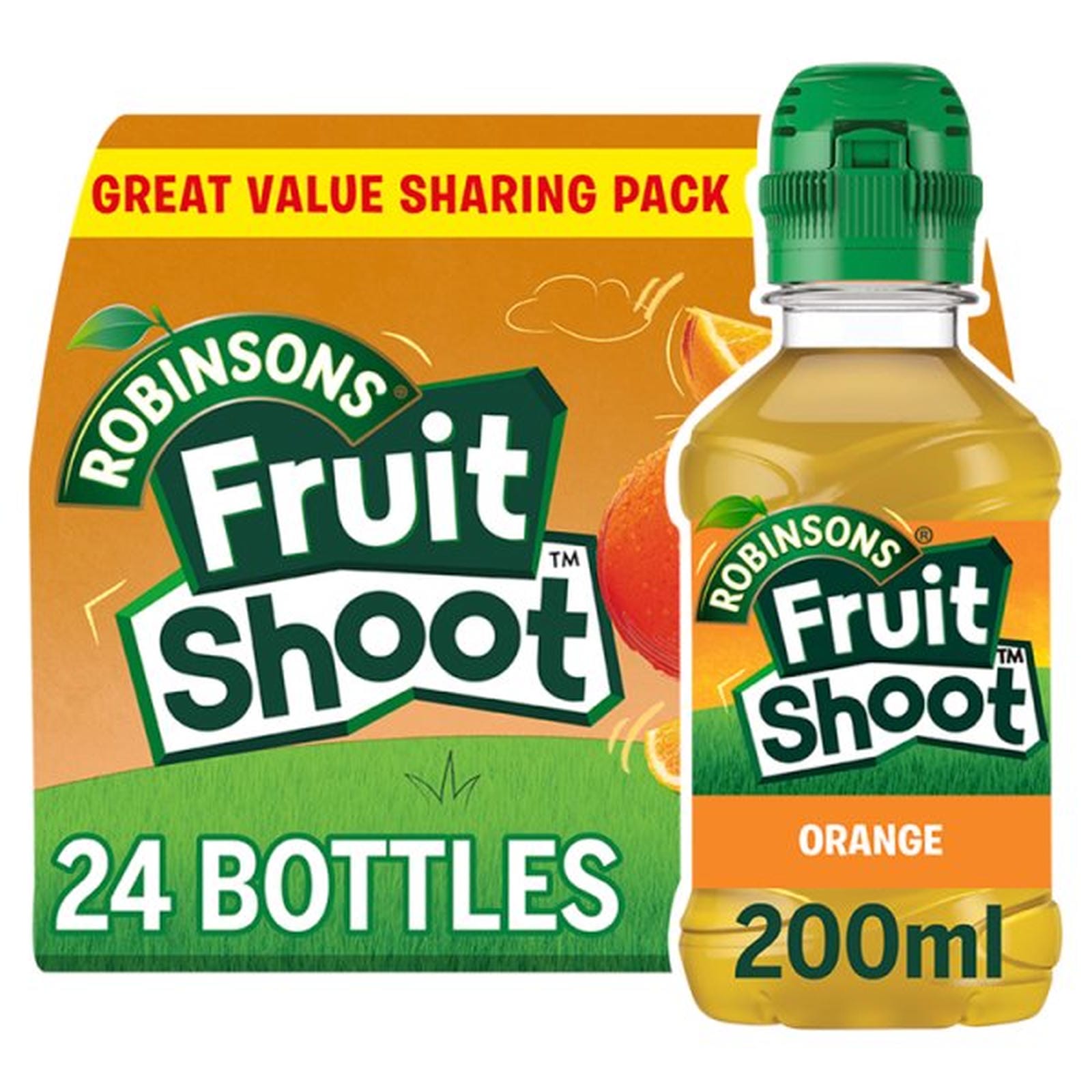 Fruit Shoot Orange Kids Juice Drink 24 x 200ml