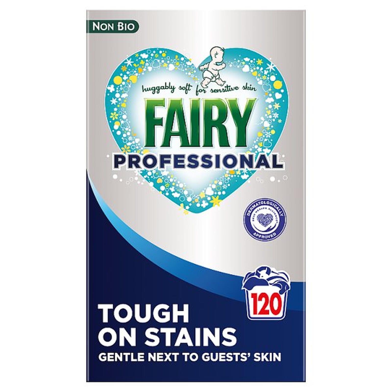 Fairy Non Bio Professional Powder Laundry Detergent, 120 Washes, 6.6kg