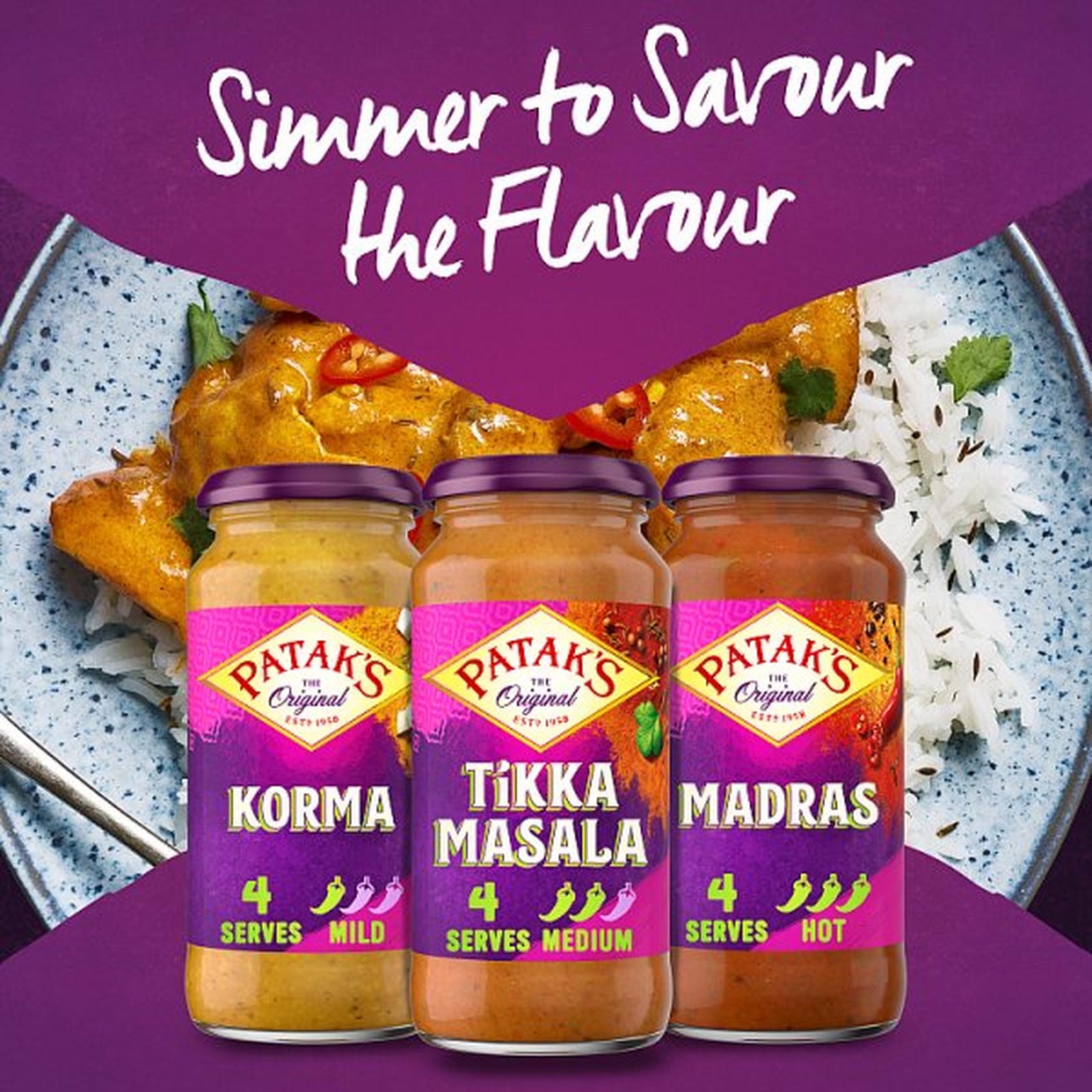 Patak's Rogan Josh Curry Sauce 450g