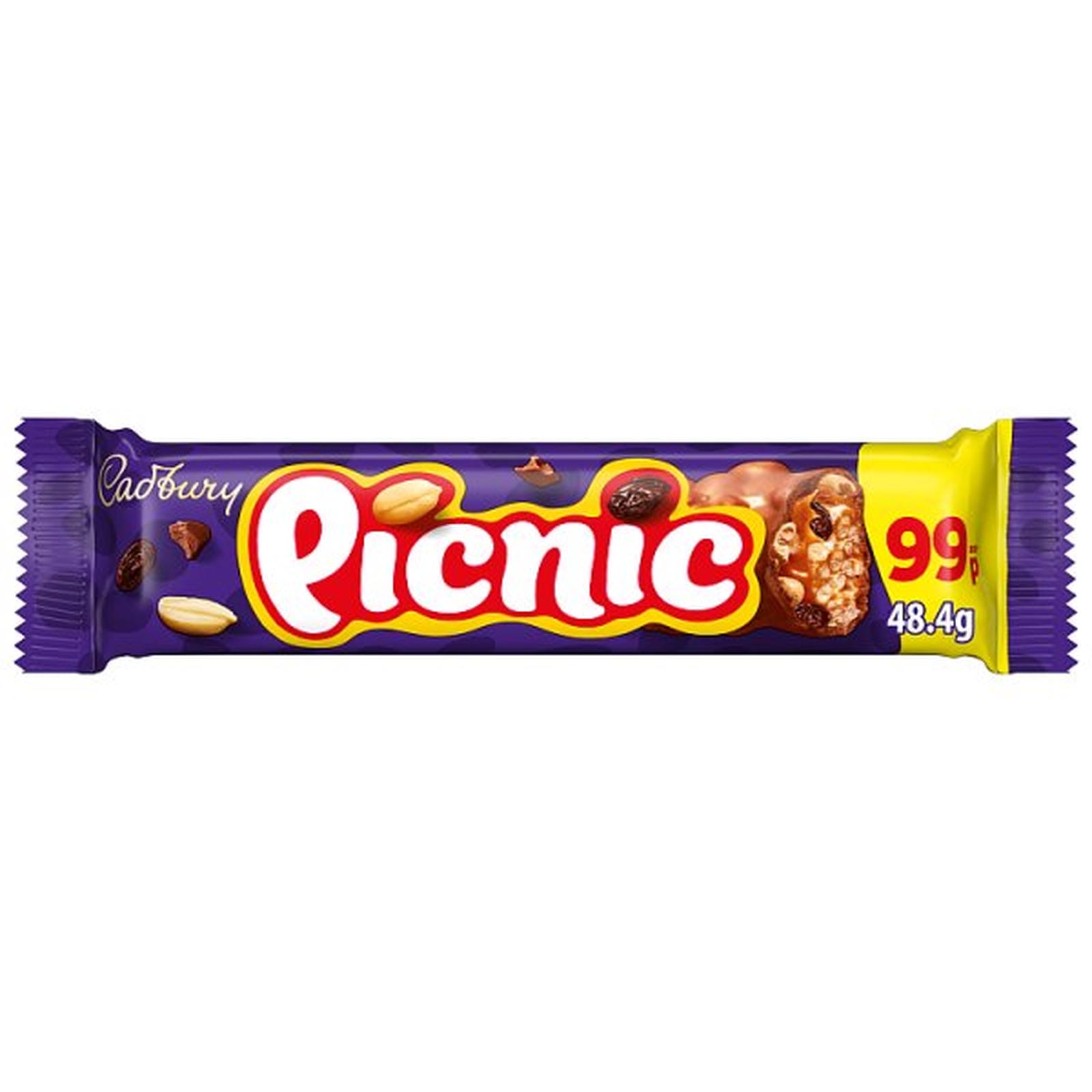 Cadbury Picnic 99P PMP Chocolate Bar 48.4 g