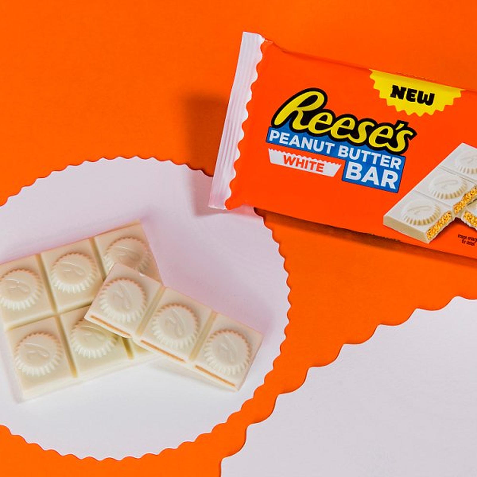 Reese's White Chocolate Flavour Peanut Butter Bar 90g