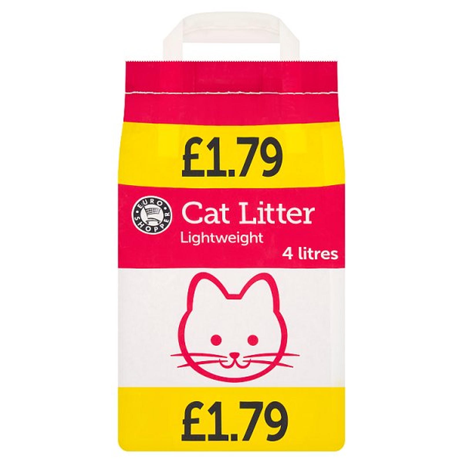 Euro Shopper Cat Litter Lightweight 4 litres