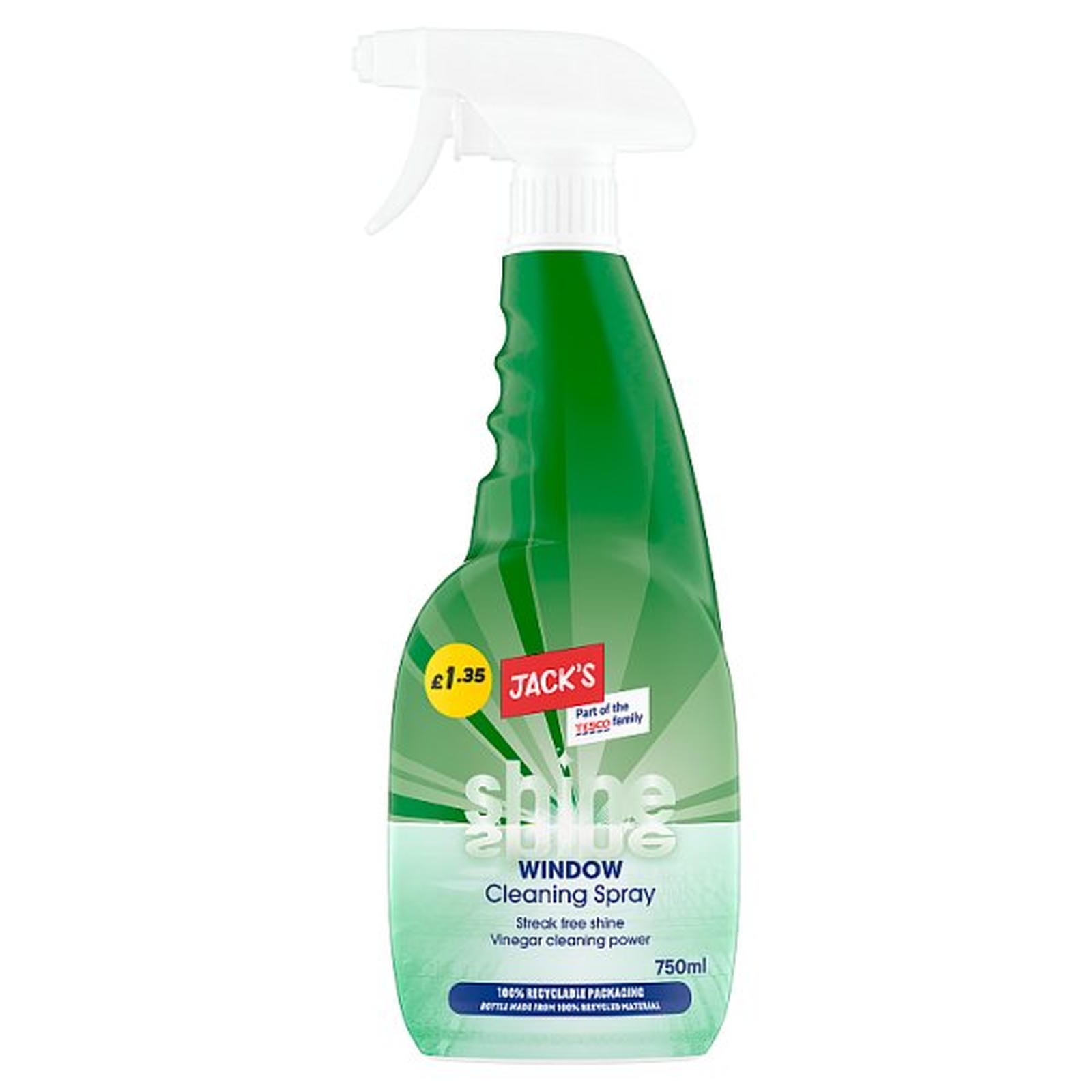 Jack's Shine Window Cleaning Spray 750ml