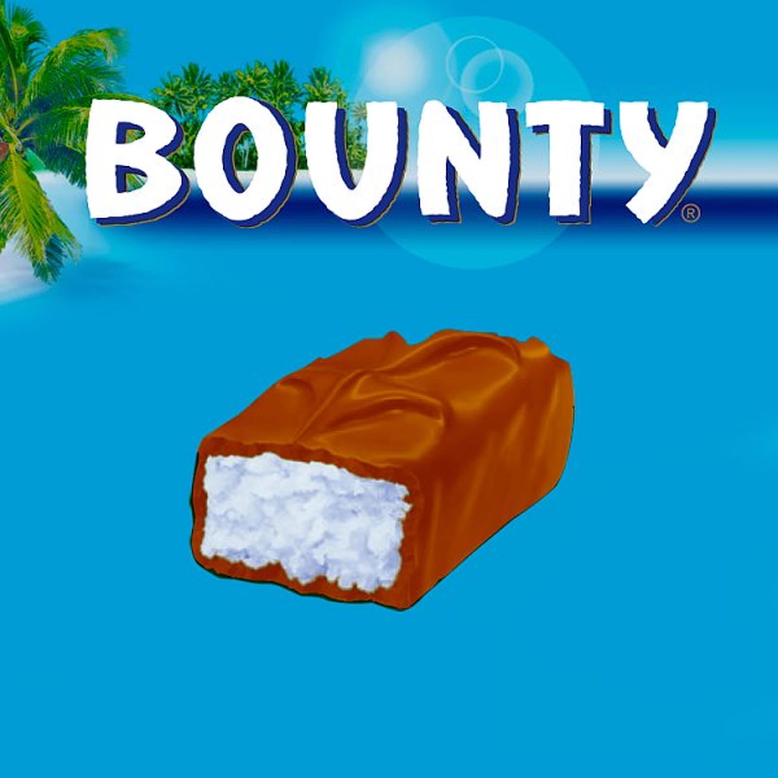 Bounty Coconut Milk Chocolate Bar Duo 57g PMP £0.75