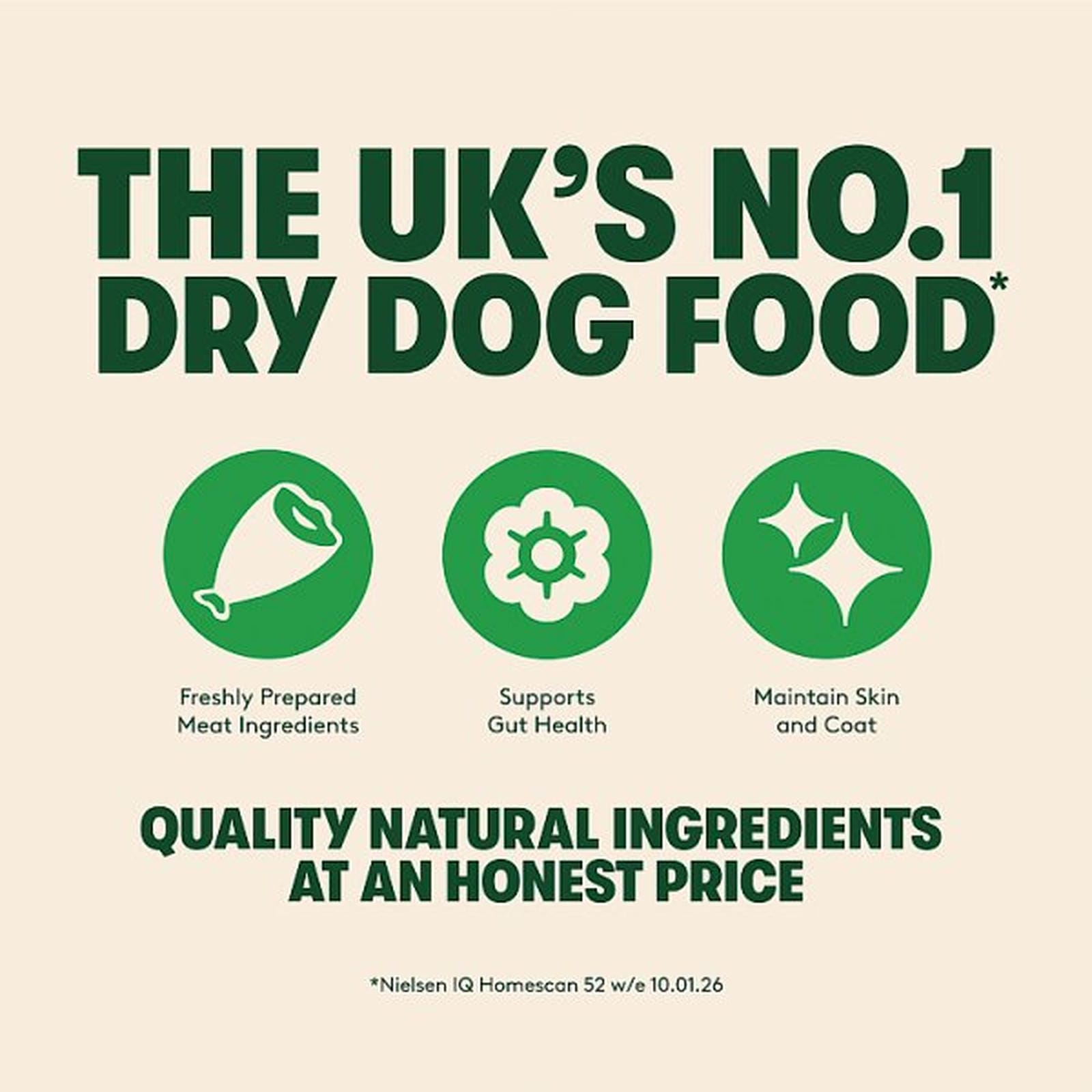 Harringtons Rich in Lamb & Rice Dry Adult Dog Food 1.7kg