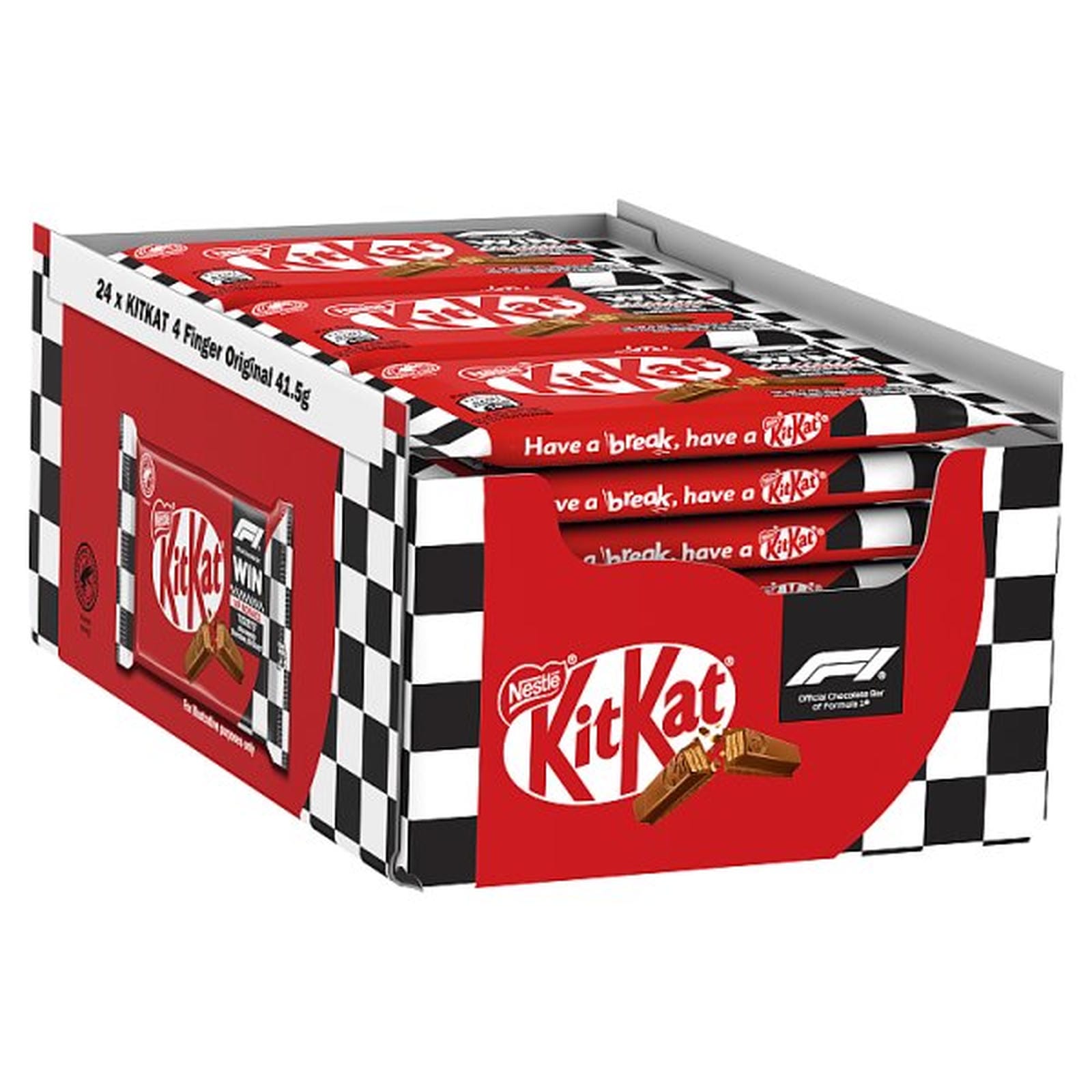 KitKat F1 4 Finger Milk Chocolate Biscuit Bar 41.5g