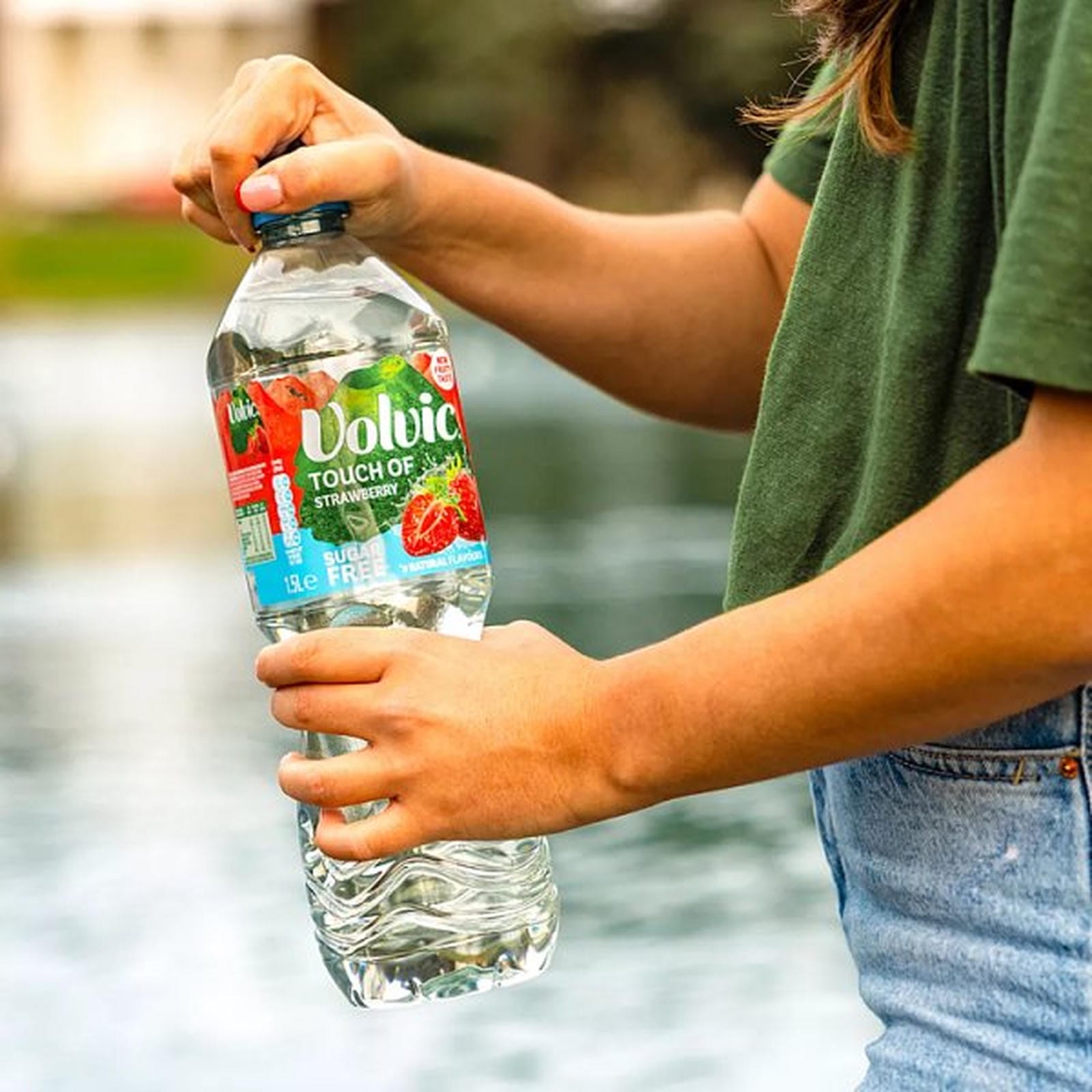 Volvic Touch of Fruit Strawberry Sugar Free Still Flavoured Water 1.5L