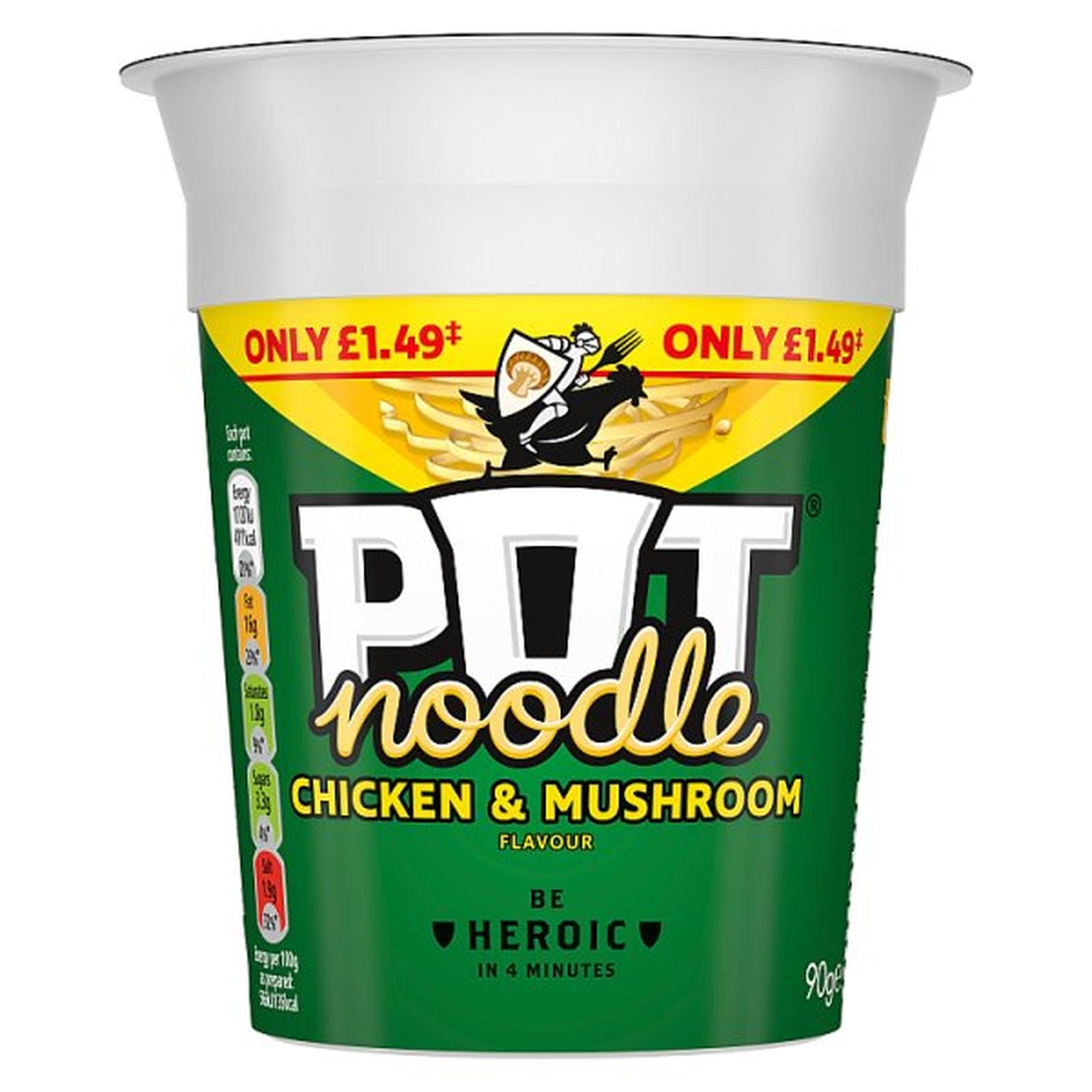 Pot Noodle Standard Pot Chicken & Mushroom 90 g