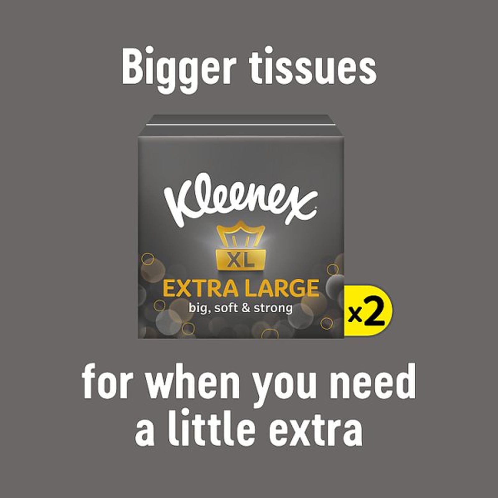Kleenex Extra Large Tissues Compact Twin Pack £2.25 PMP