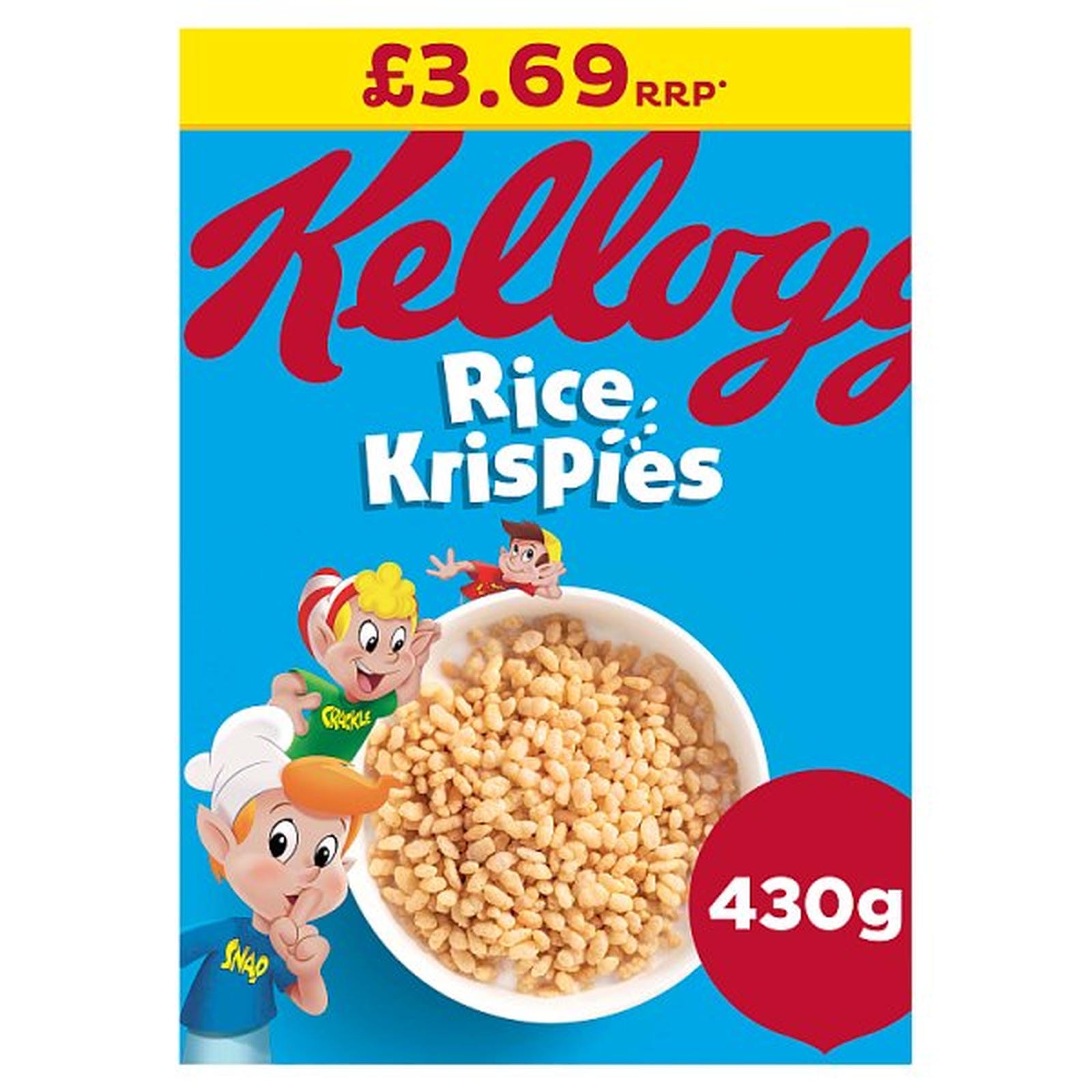 Kellogg's Rice Krispies Breakfast Cereal 7x430g PMP £3.69