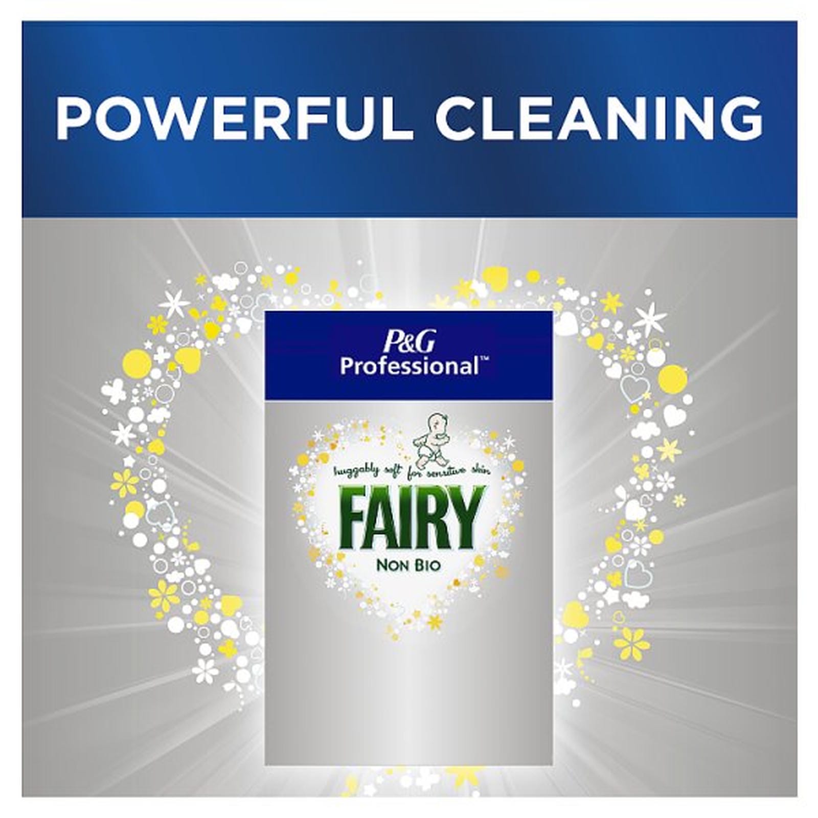 Fairy Non Bio Professional Powder Laundry Detergent, 120 Washes, 6.6kg