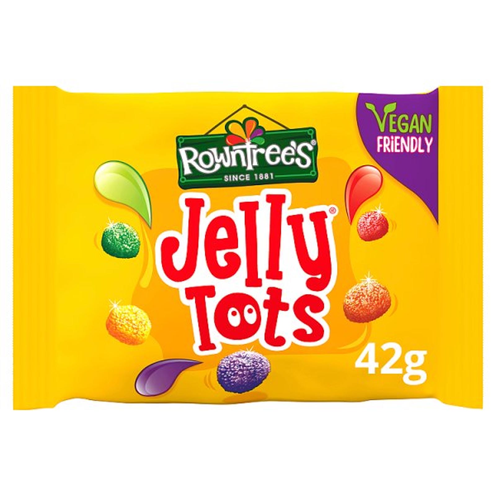 Rowntree's Jelly Tots Sweets Bag 42g