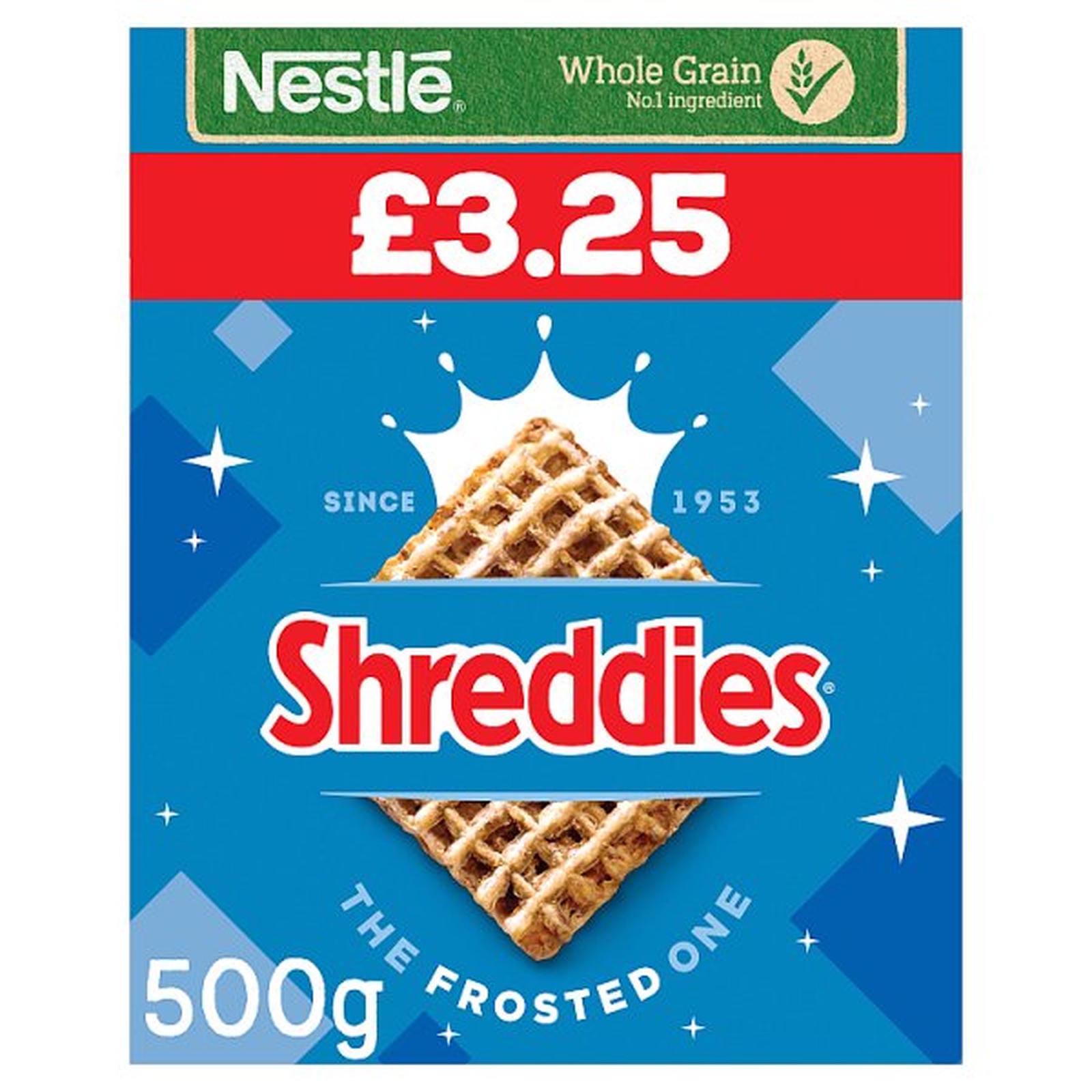 Nestlé Shreddies Frosted Breakfast Cereal 500g