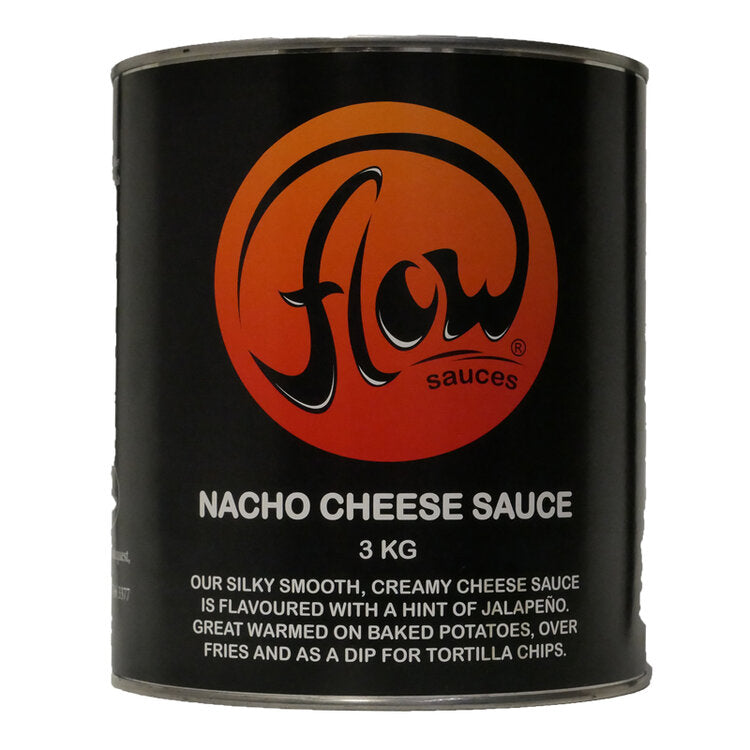 Flow Sauces Nacho Cheese Sauce Foodservice Bulk 3kg 6 x 3kg Multi Pack For Retail Kitchens