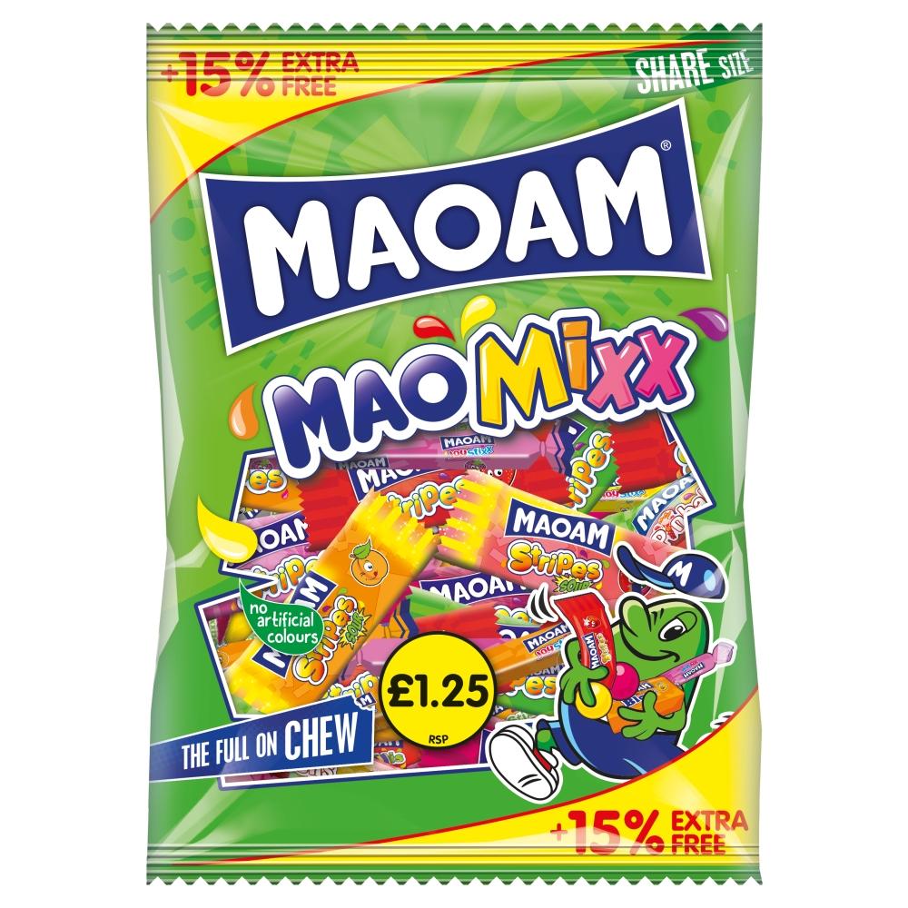 MAOAM MaoMixx Assorted Chewy Sweets Sharing Bag 161g – 14 x 161g