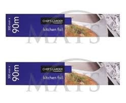 Chef's Larder Professional Catering Foil 300mm x 90m – 1 x 90m