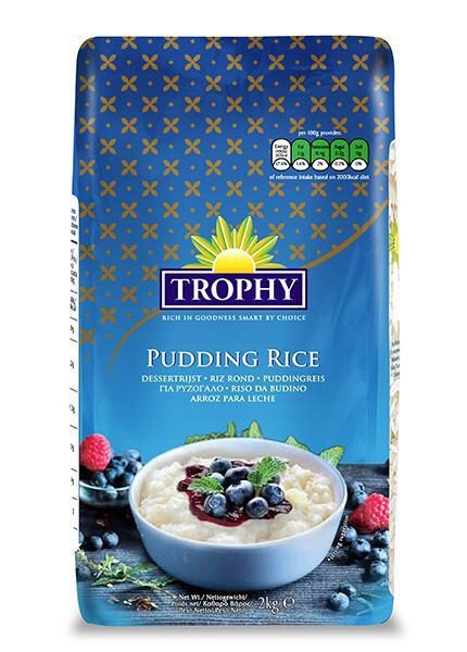 Trophy Pudding Rice Versatile For Puddings And Desserts 2kg 1 X 2kg Pack UK Kitchen Essentials For Everyday Cooking