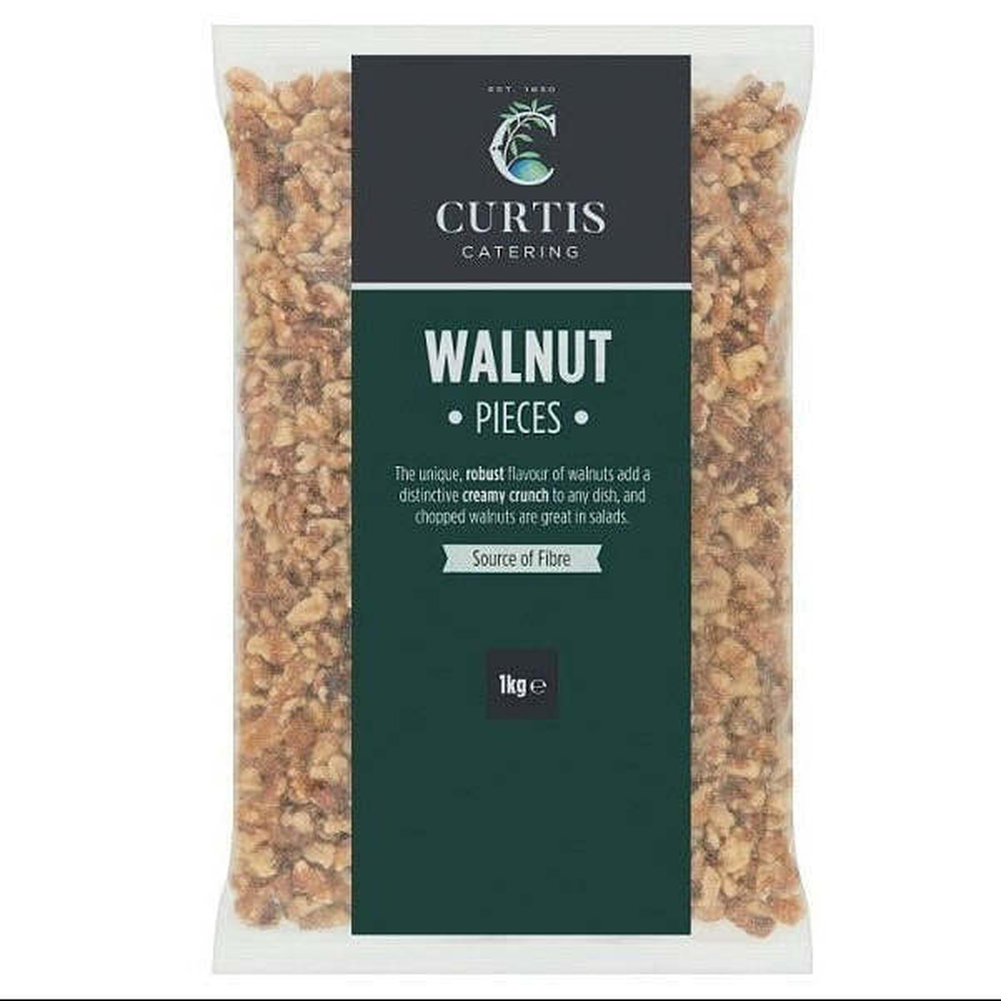 Walnut Pieces Curtis Catering 1kg Multi Pack Case of 6 x 1kg for Foodservice and Retailers