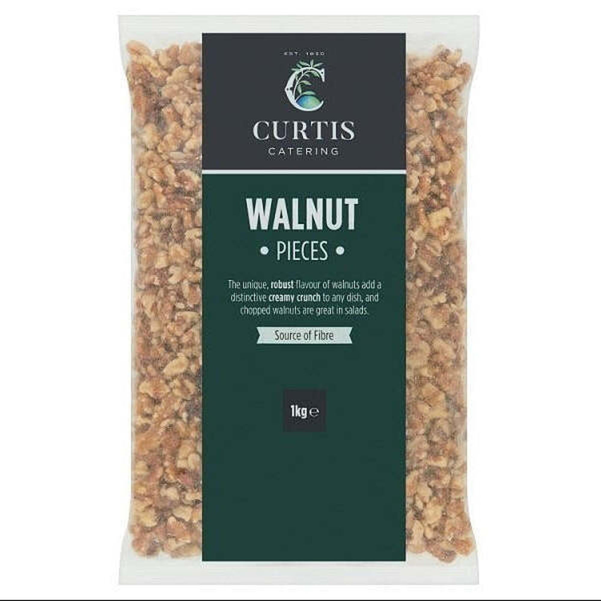 Curtis Catering Walnut Pieces 1kg Pack 1 x 1kg For Retail Kitchen And Foodservice