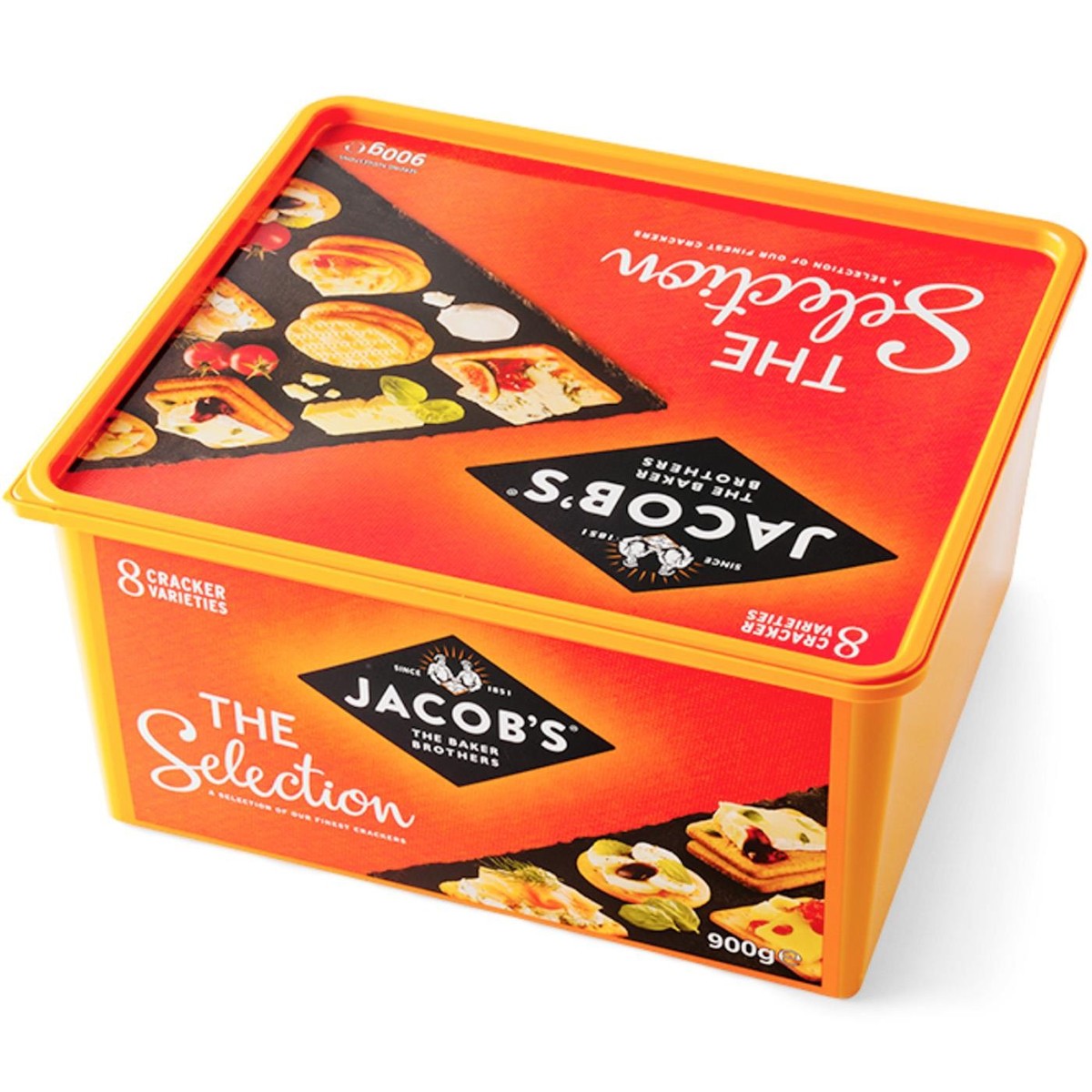 Jacob's The Selection 8 Cracker Varieties 900g – 6 x 900g