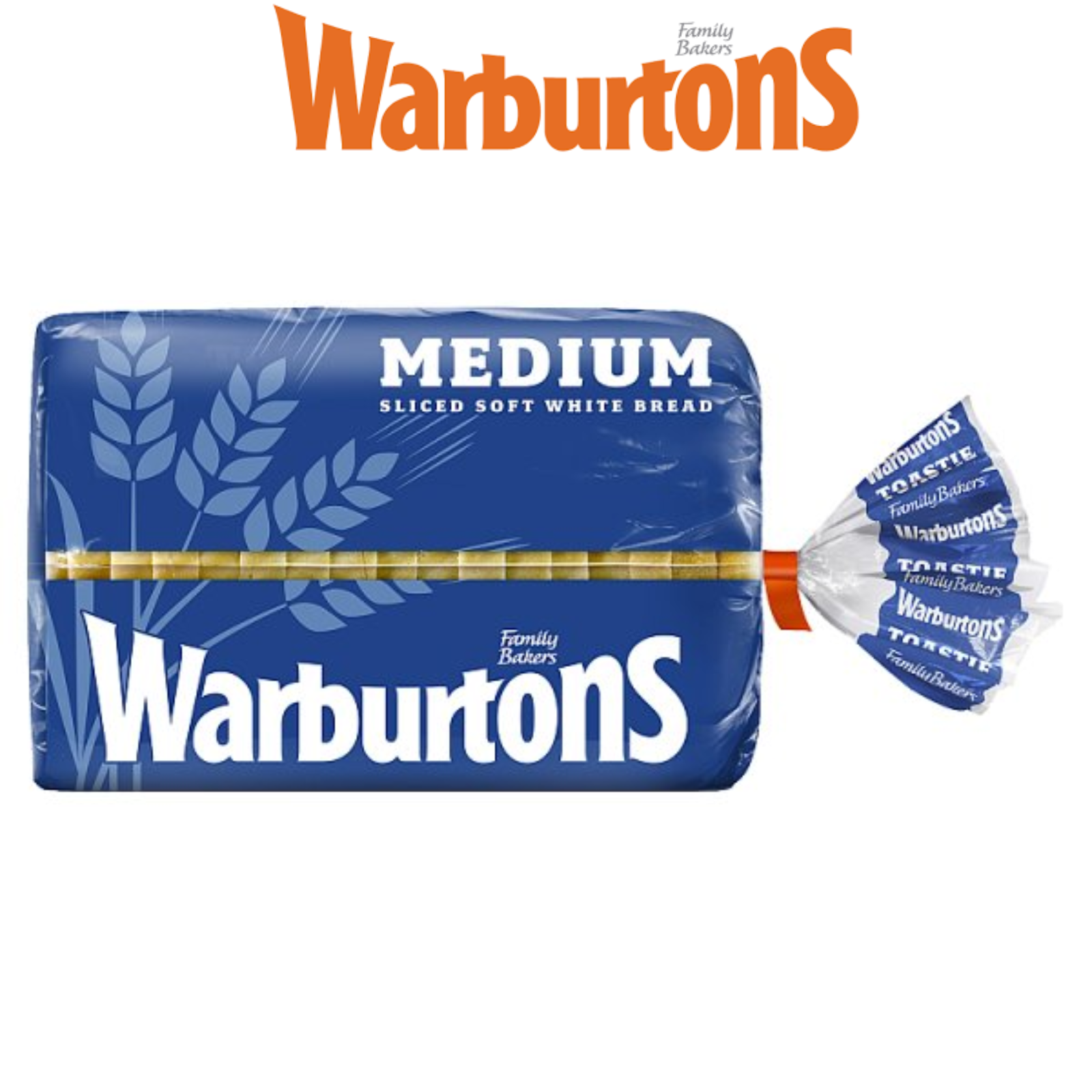 Warburtons Bread Loaf All Variations Medium Wholemeal Seeded Toastie Thick Sliced Pack