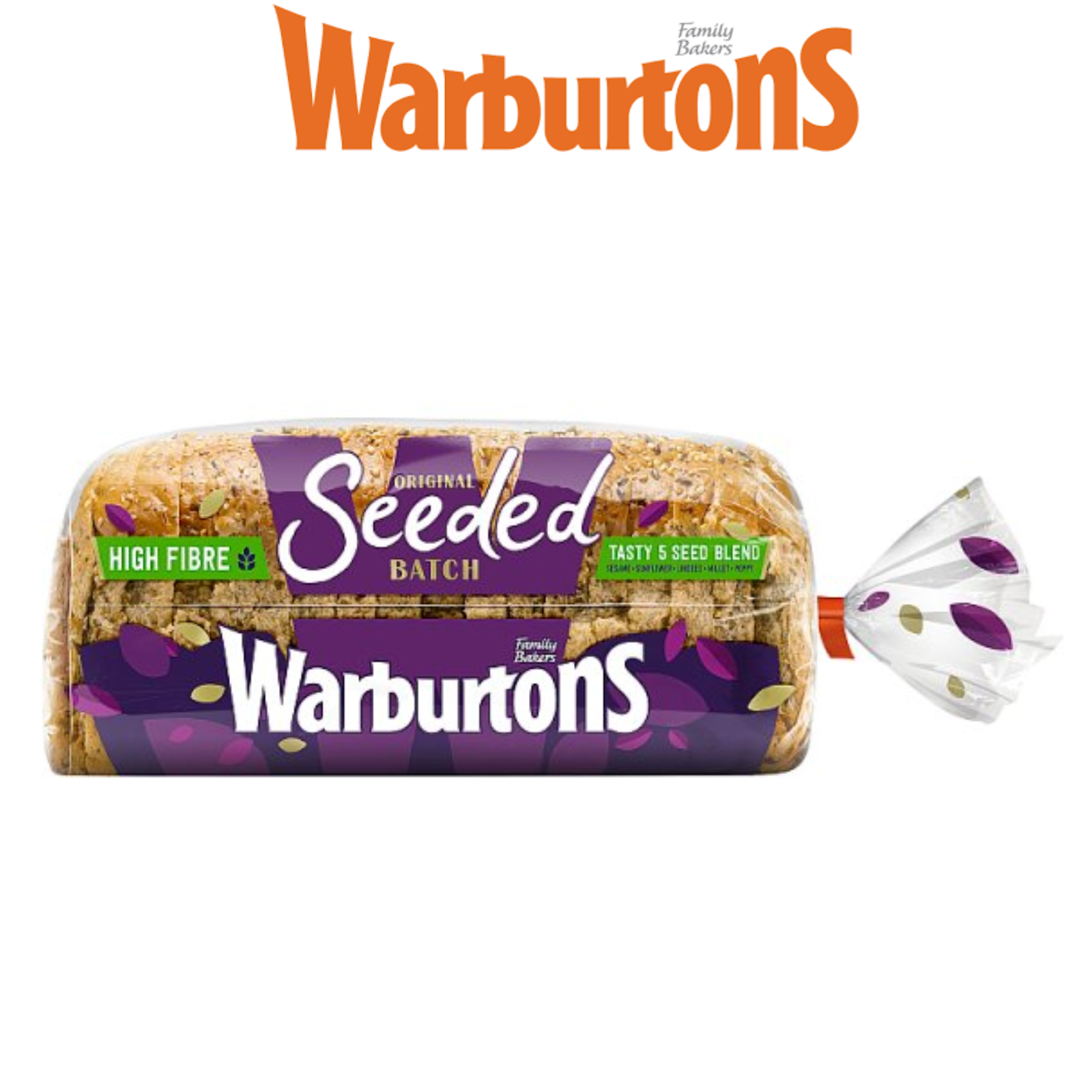 Warburtons Bread Loaf All Variations Medium Wholemeal Seeded Toastie Thick Sliced Pack