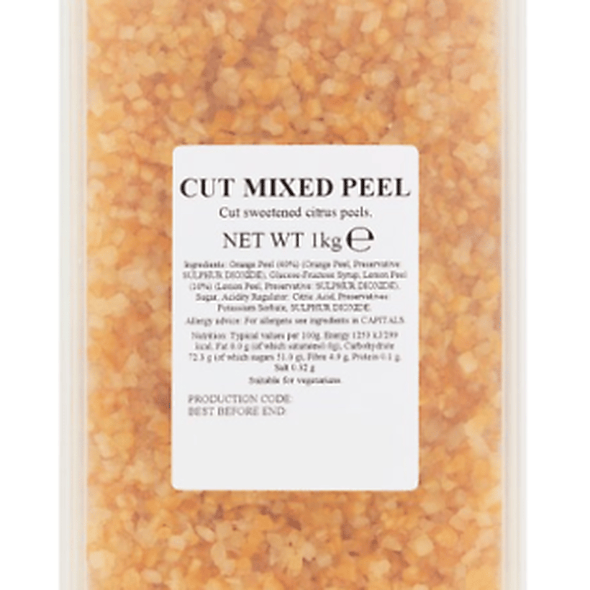 Curtis Mixed Peel Catering Cut 1kg Multi Pack 6 x 1kg Bulk Foodservice For Kitchens