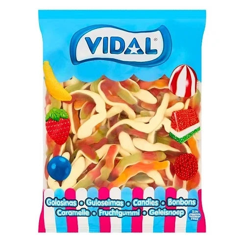Vidal Scary Snakes Candies 1kg – 6 x 1kg