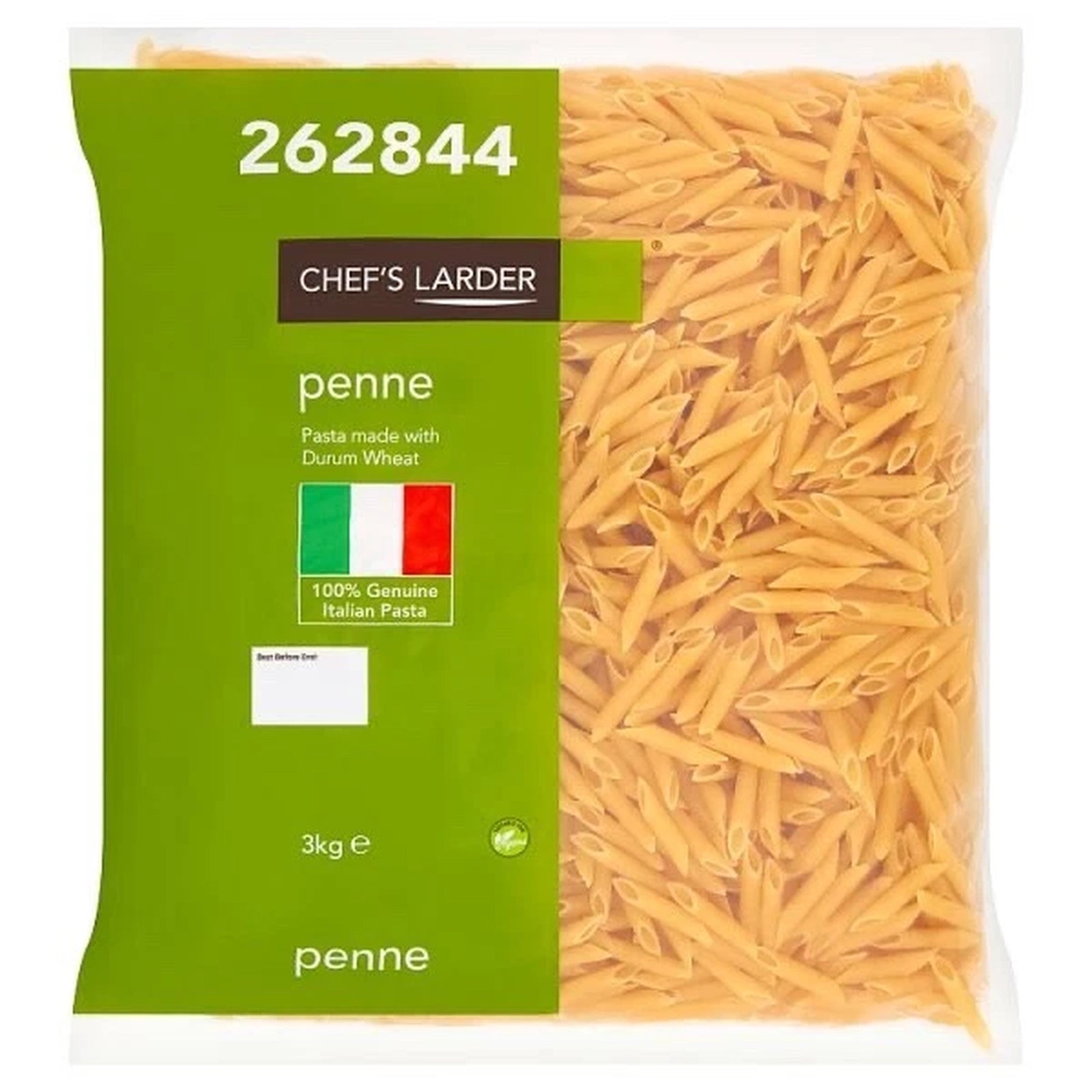 Chef's Larder Penne Pasta 3kg 4 x 3kg Bulk Pack For Retailers Kitchens And Foodservice