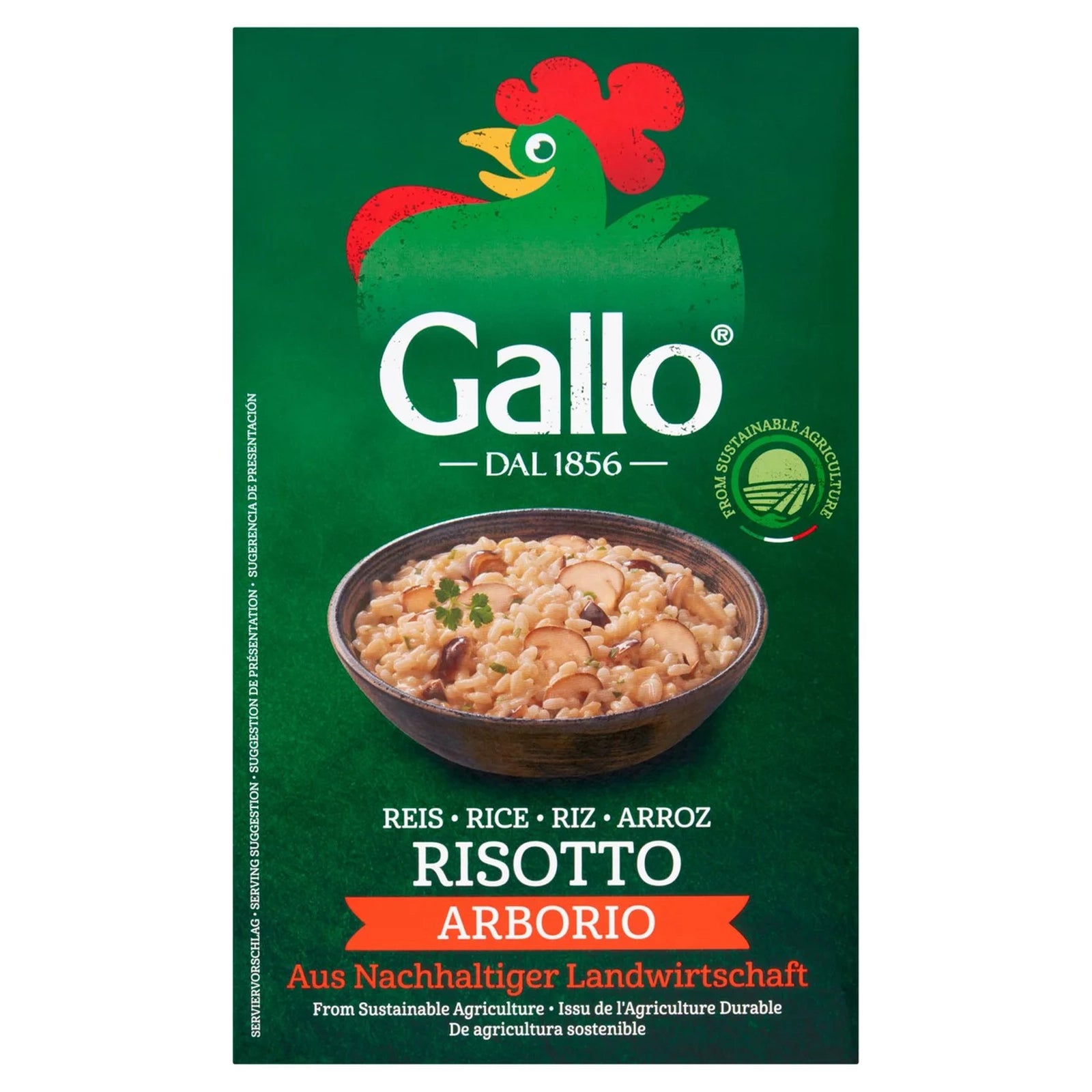 Riso Gallo Arborio Rice 5kg Multi Pack 4 x 5kg For Classic Risotto In UK Kitchens