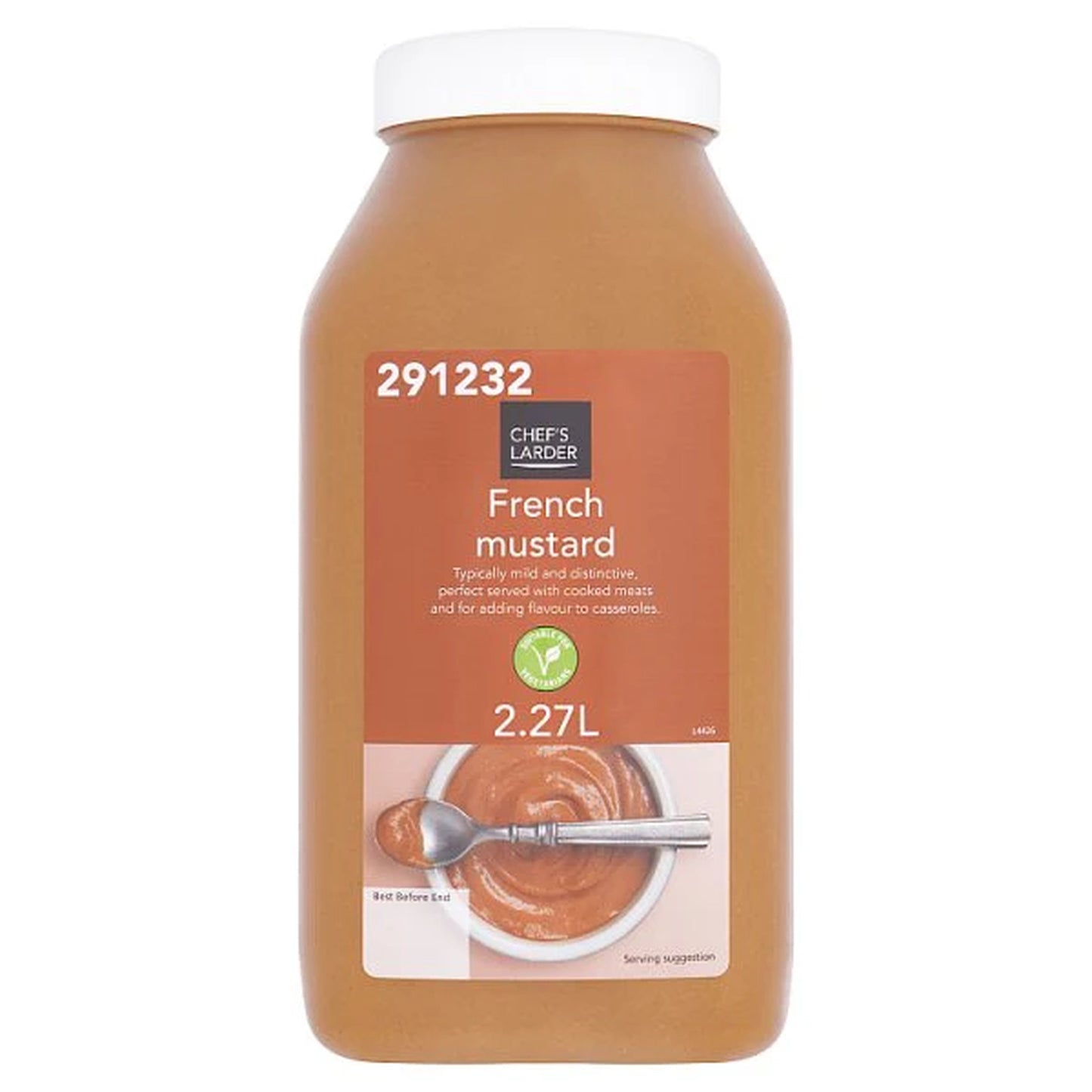 Chef's Larder French Mustard 2.27L – 1 x 2.27ltr